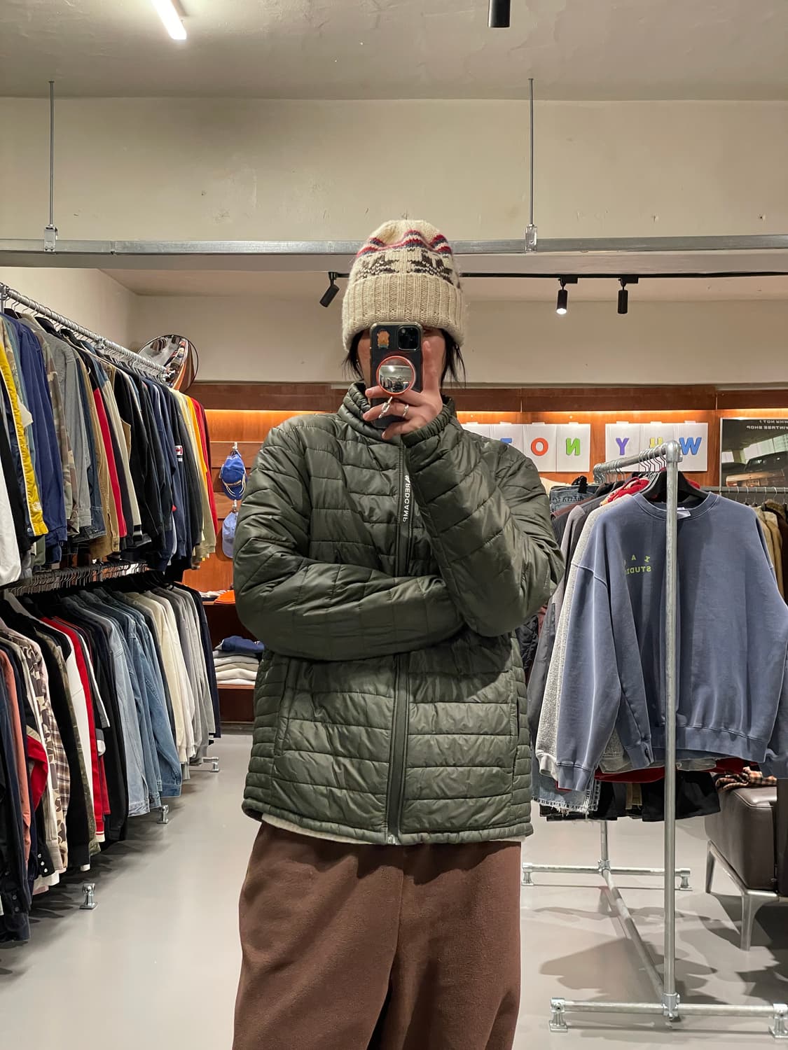 빈티지 경량패딩   상품이미지2