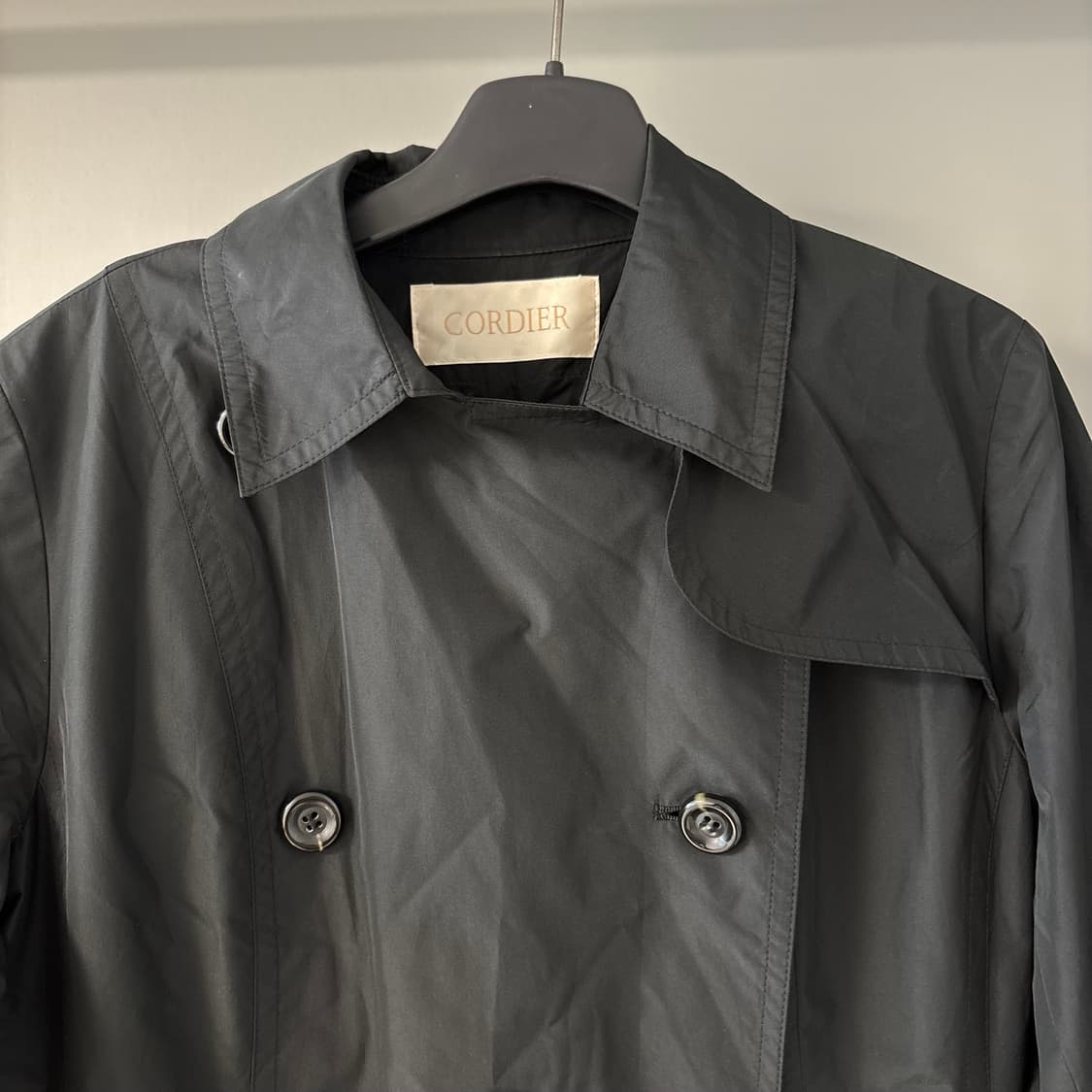 CORDIER black trench coat  상품이미지3