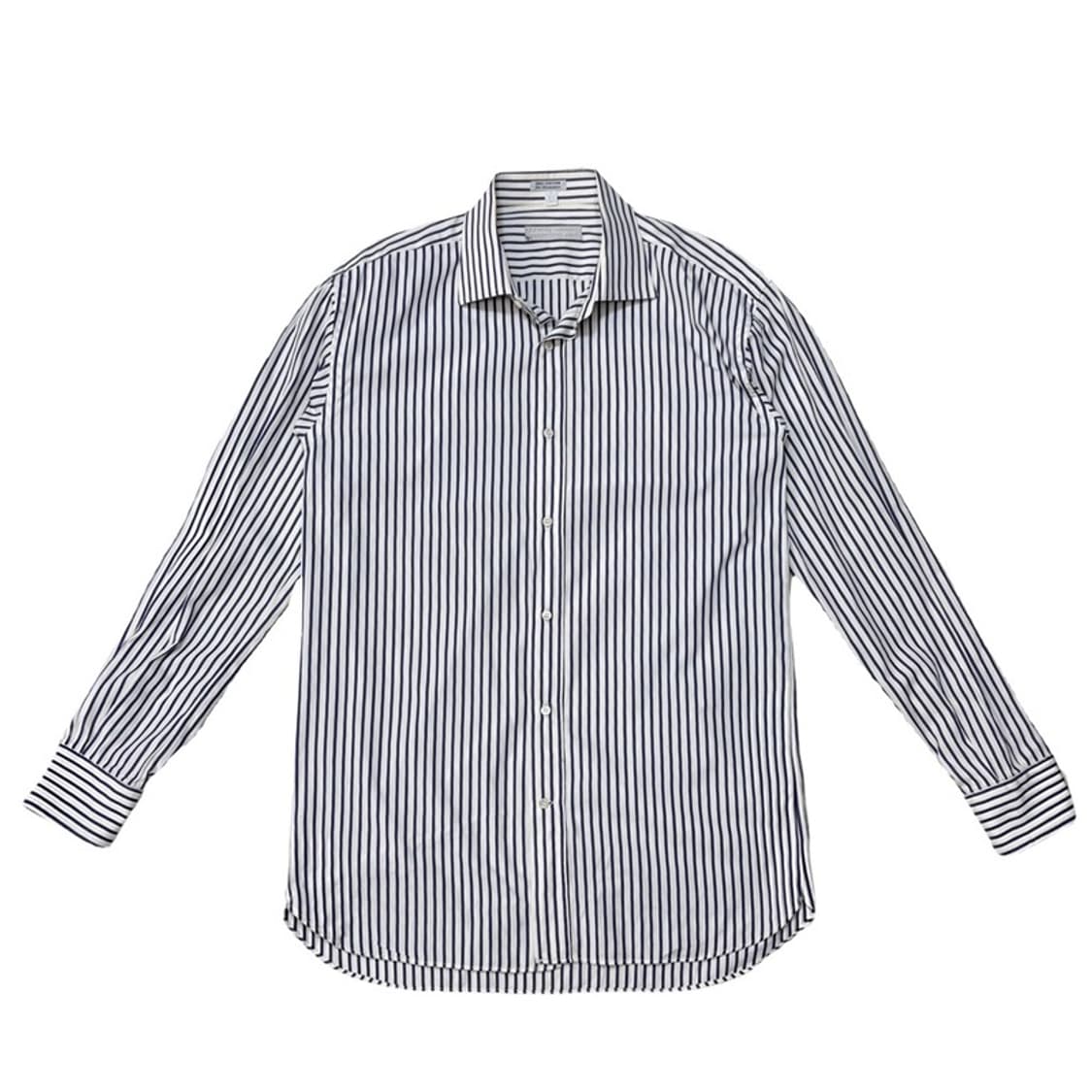 SALVATORE FERRAGAMO 와이드카라 스트라이프 셔츠 42 상품이미지1