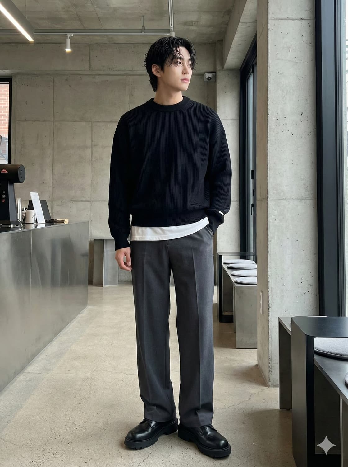 ANOTHER OFFICE 어나더오피스 오디너리 니트 풀오버 상품이미지1