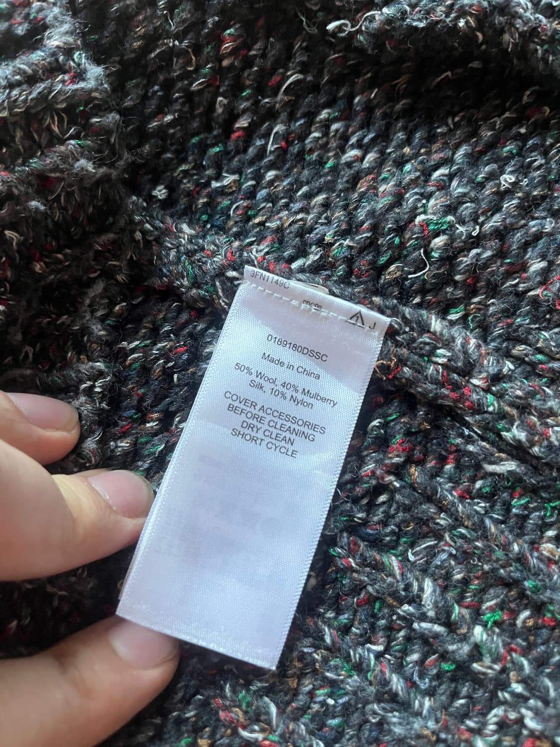 폴로 데님앤서플라이 울 멀베리 실크 숄카라 헤비 가디건 상품이미지10