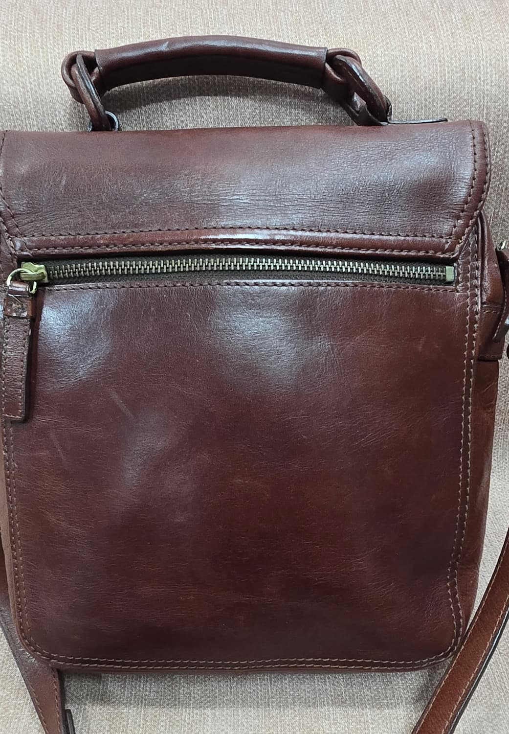 몽삭 소가죽 빈티지스타일 크로스백 상품이미지2