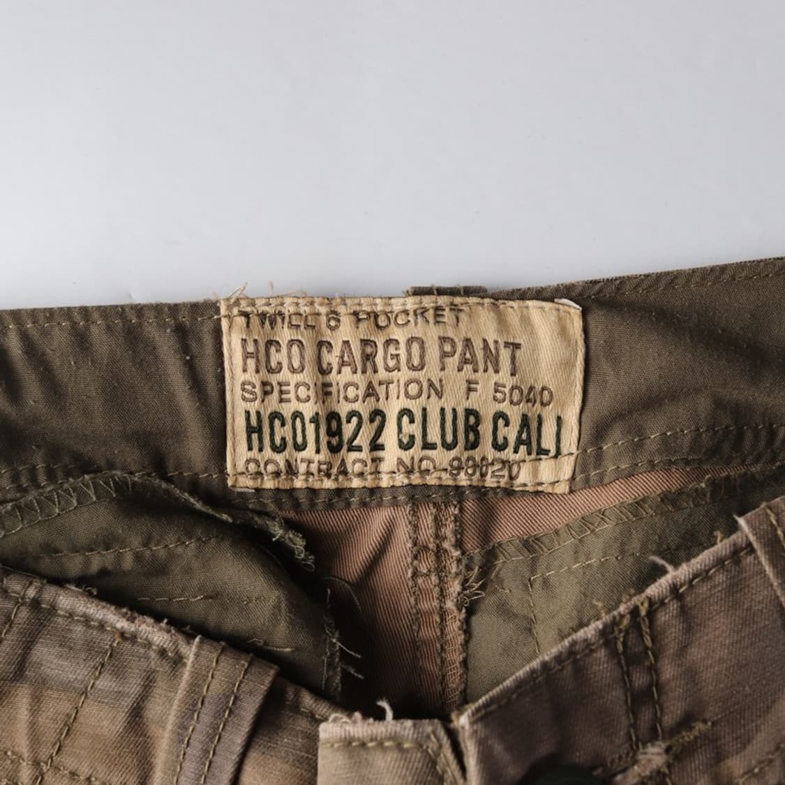 HCO1922 빈티지 카모플라쥬 카고 팬츠 30 상품이미지5