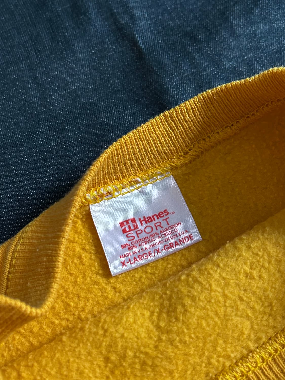 8~90s Haens 블랭크 스웻셔츠 Made in USA 상품이미지3