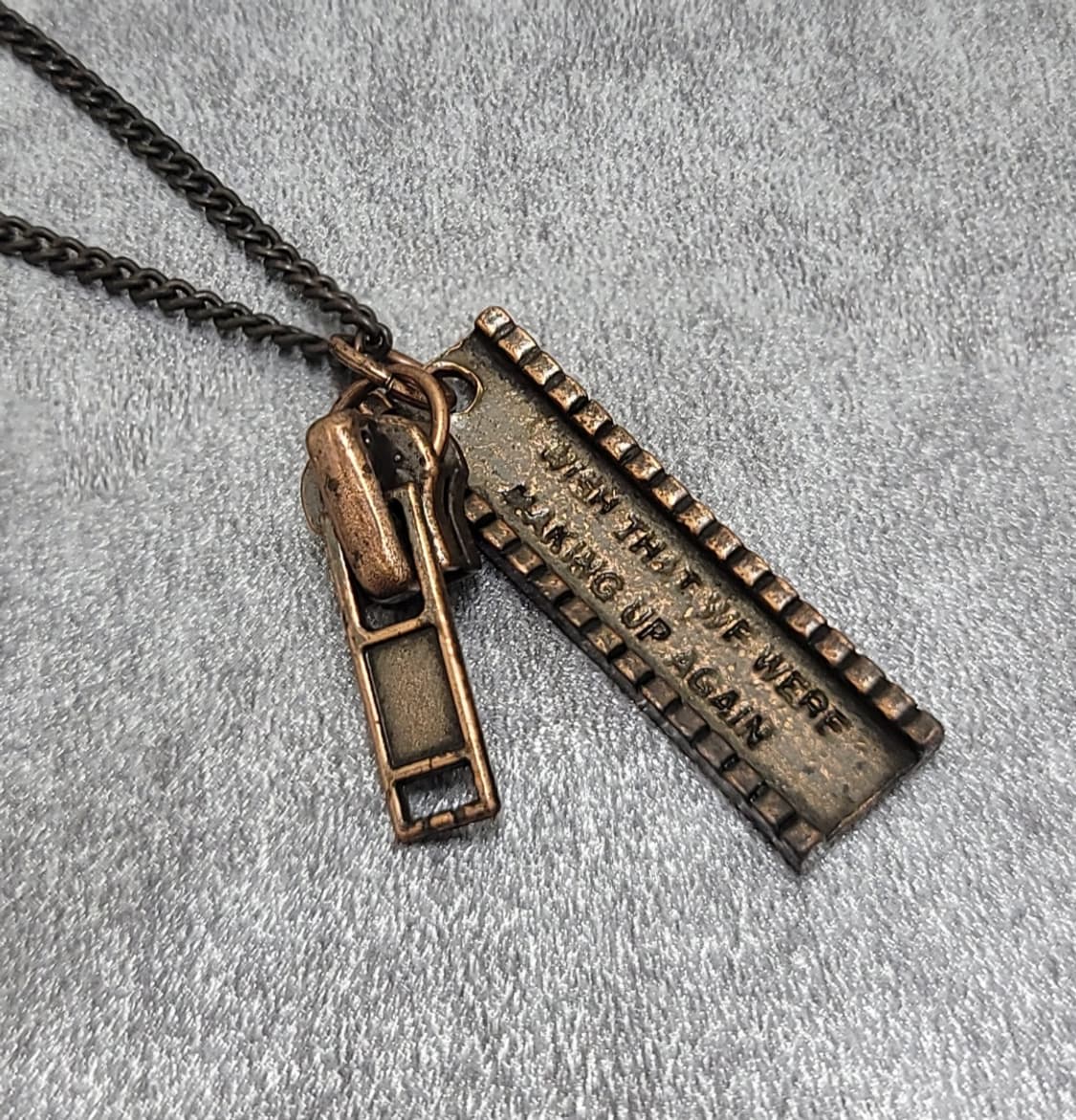 zipper 빈티지목걸이 상품이미지2