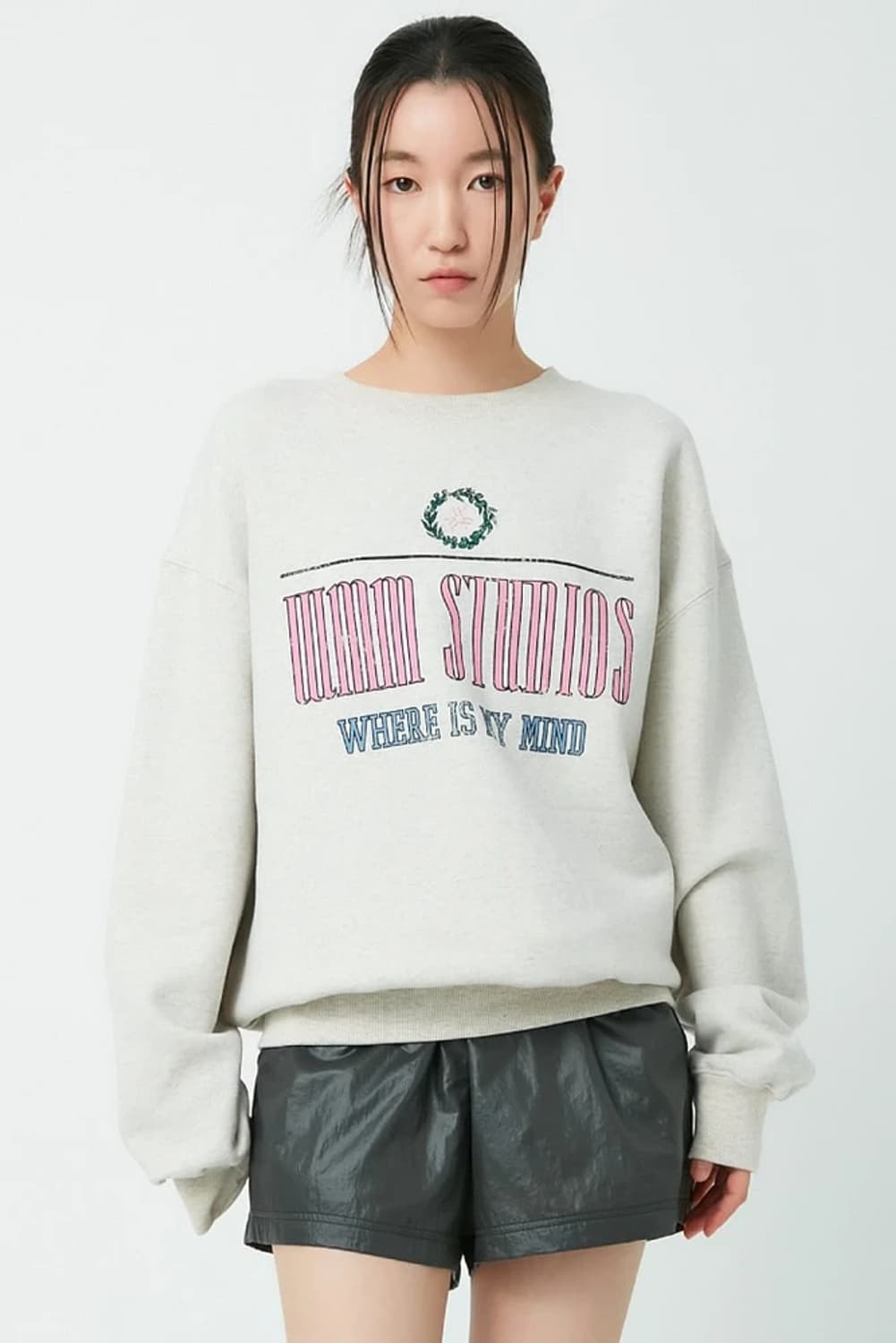 WMM 24ss 오버핏 그래픽 맨투맨 PN8732 상품이미지2