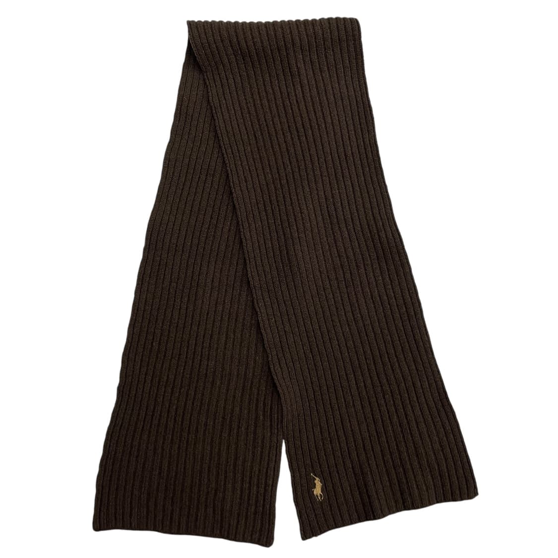 폴로 랄프로렌 브라운 니트 머플러 상품이미지4