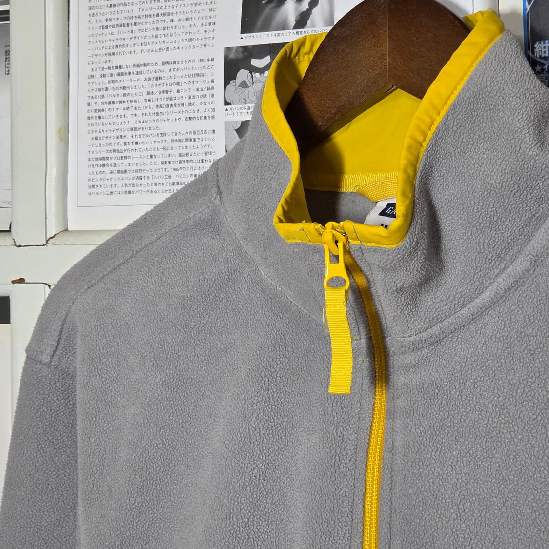 갭 빈티지 연그레이 후리스 반집업 아노락 맨투맨 상품이미지3