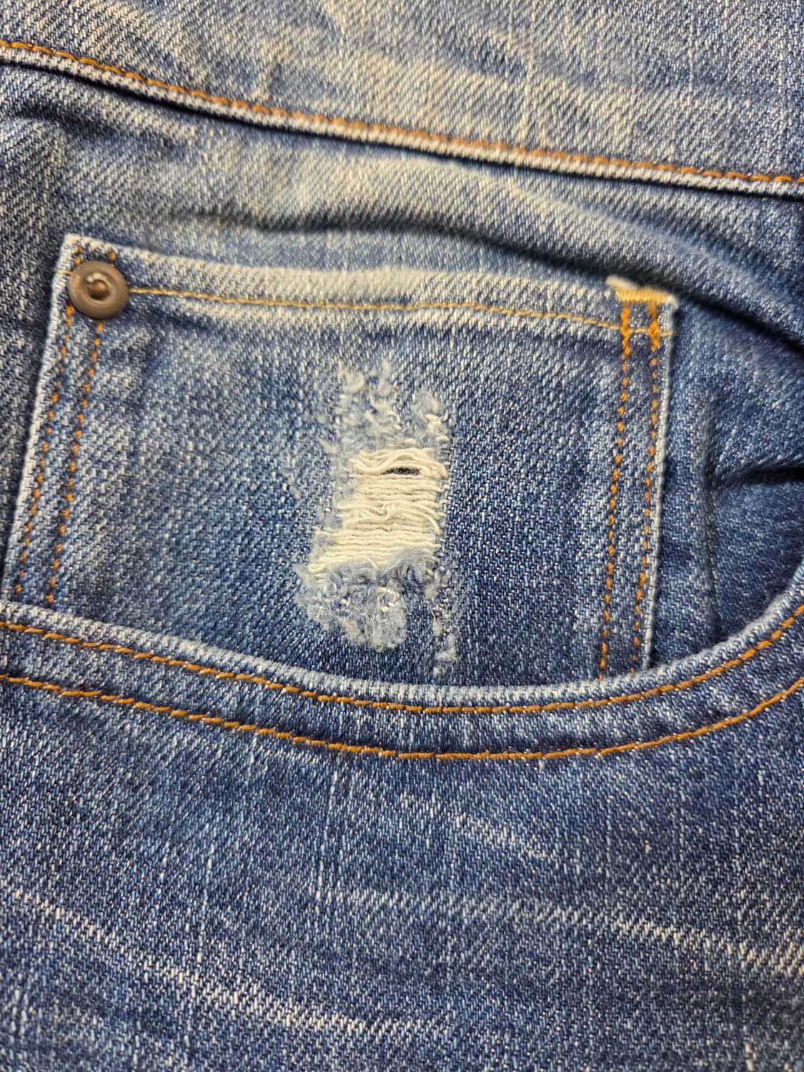 G-STAR 청바지 데님 데미지 워싱진(W33/L32) 상품이미지4