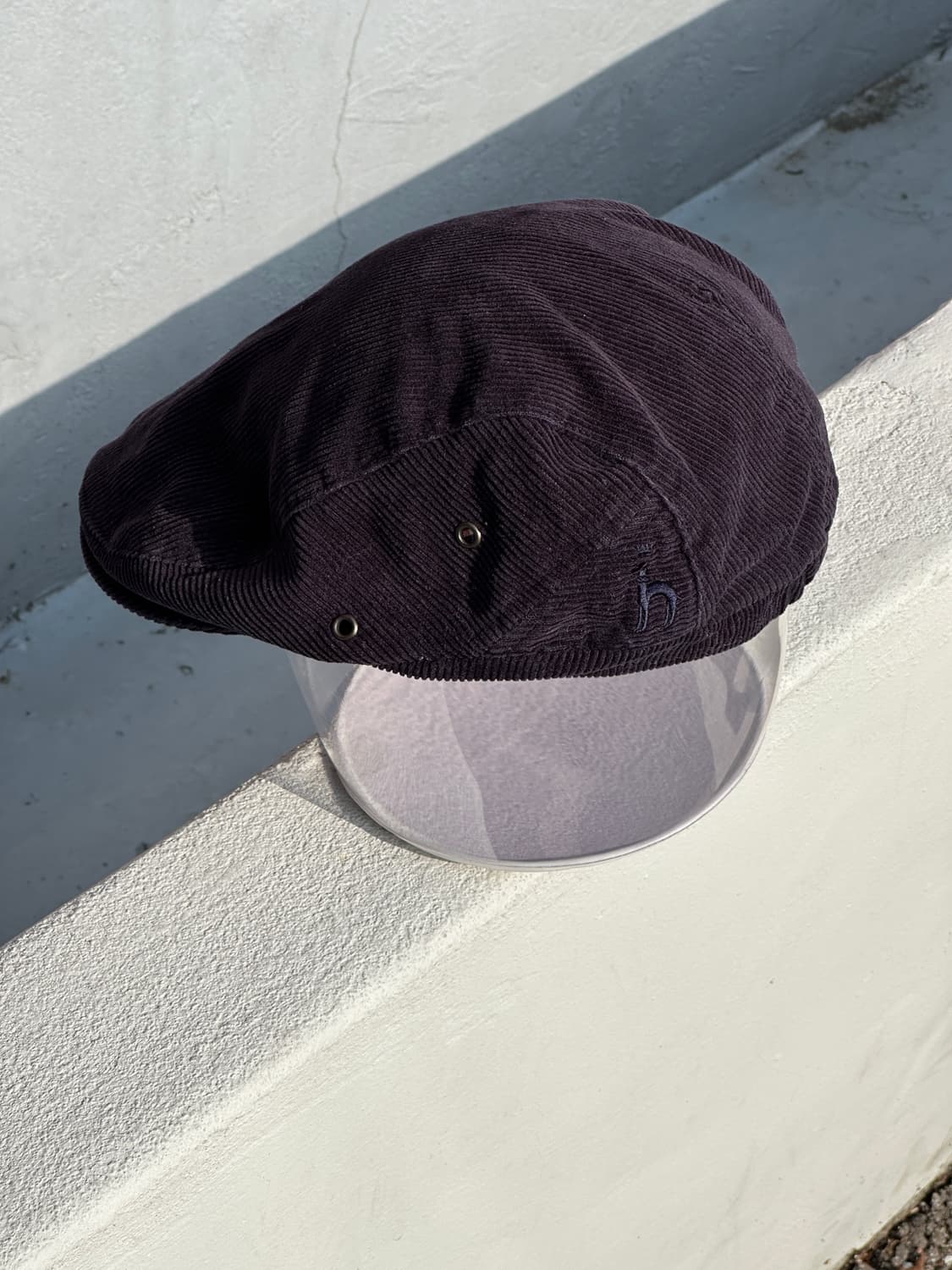 [M-L] 헤지스 네이비 코듀로이 헌팅캡 모자 상품이미지3