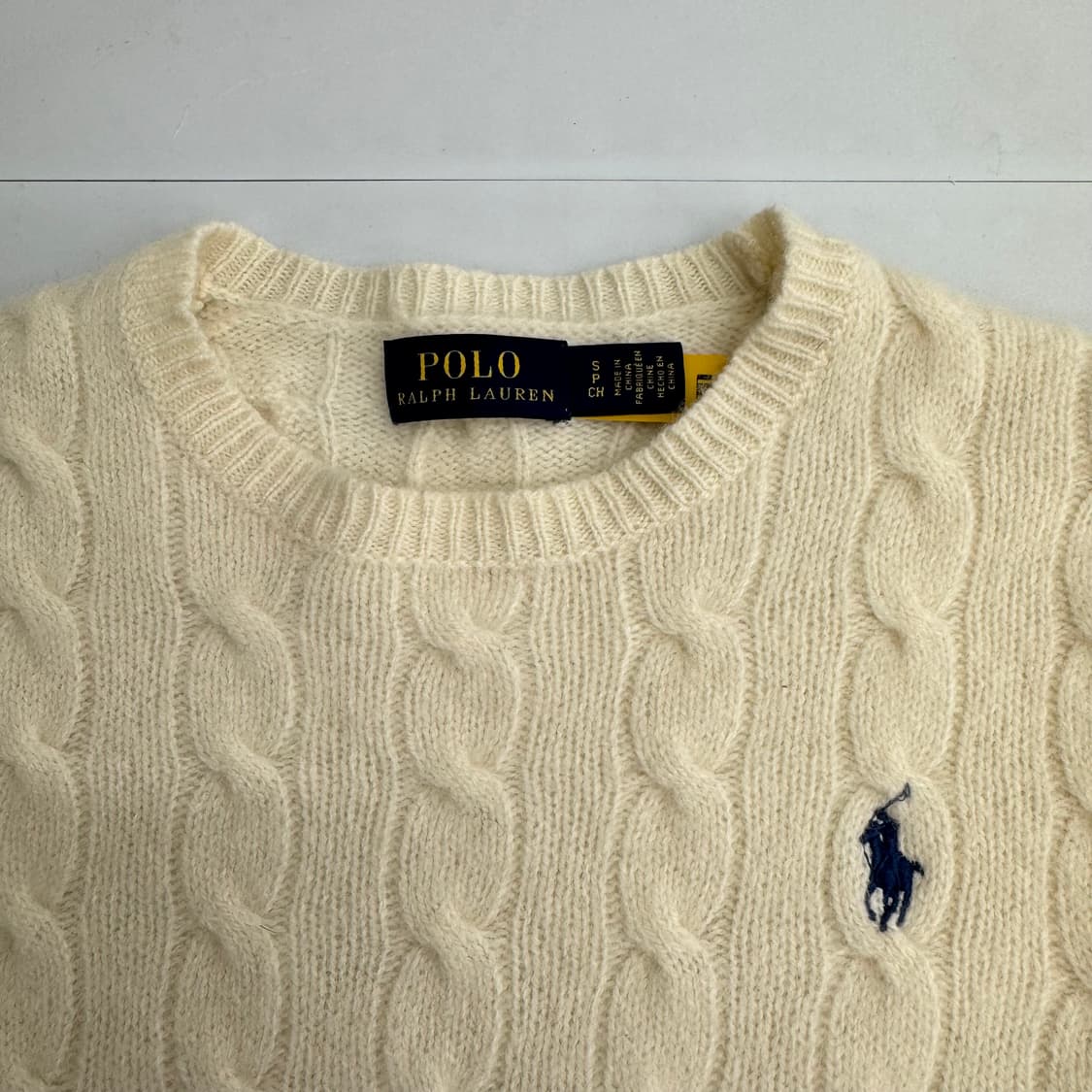 폴로 케이블 니트  상품이미지3
