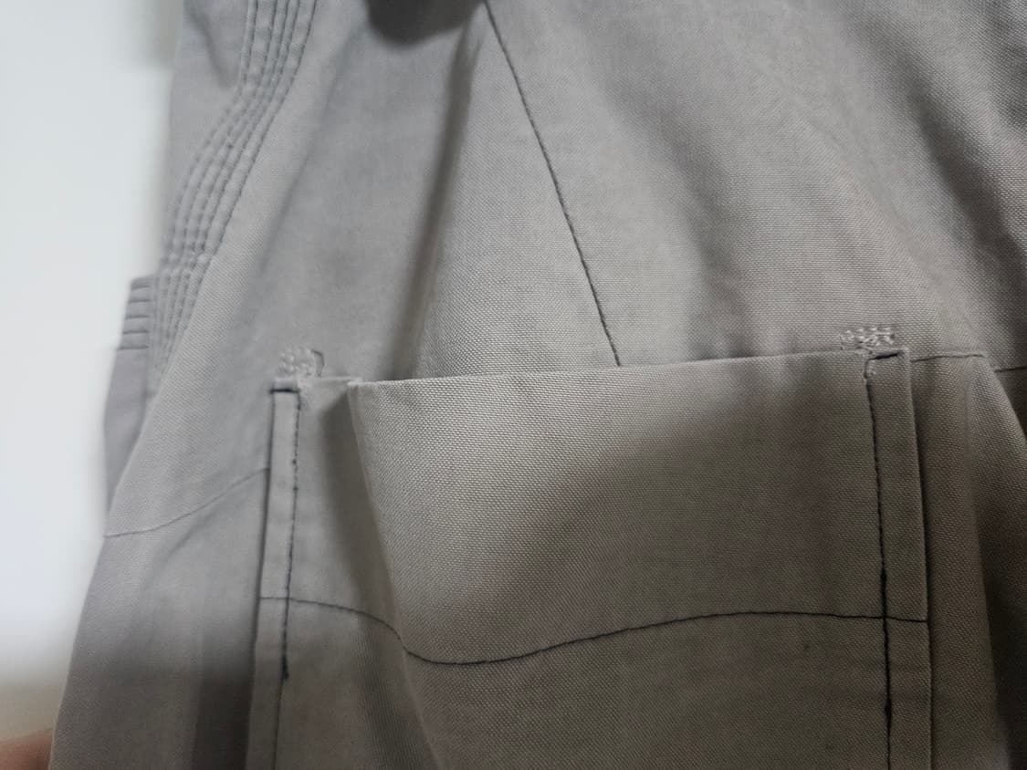 고낙 스켈레톤팬츠 그레이베이지 2사이즈 상품이미지3