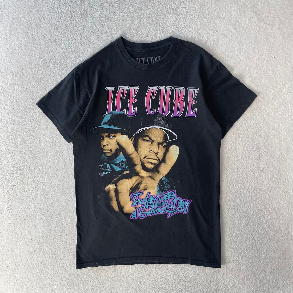 아이스큐브 컴튼 힙합 프린팅 반팔티셔츠 상품이미지1