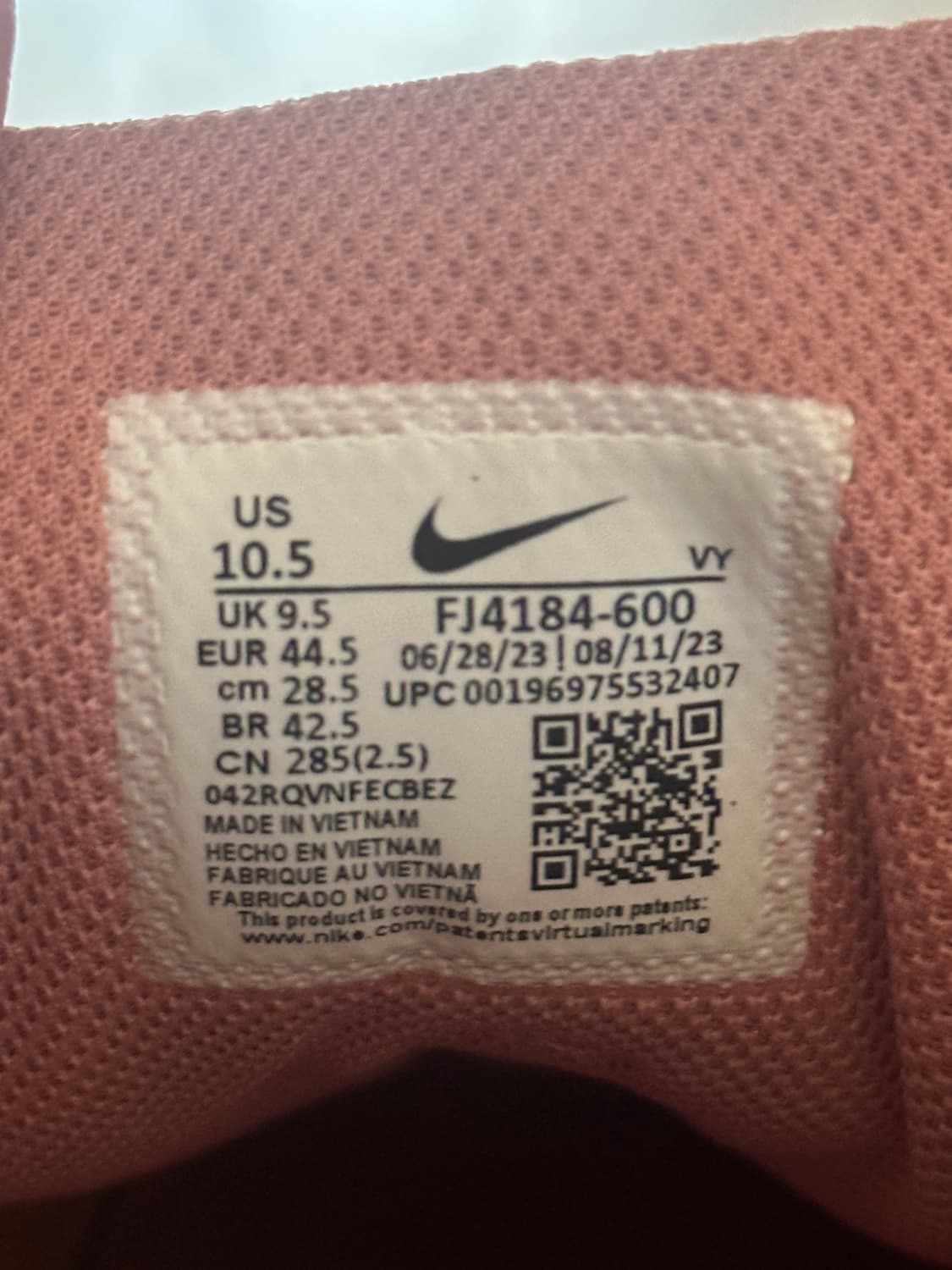 Nike Air Trainer 1 "Sedona Dust" 285 상품이미지7