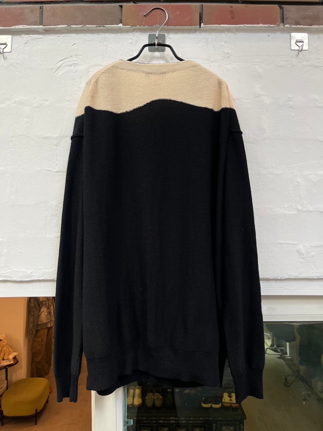 Sonia Rykiel 울 블랙 가디건 L 상품이미지7