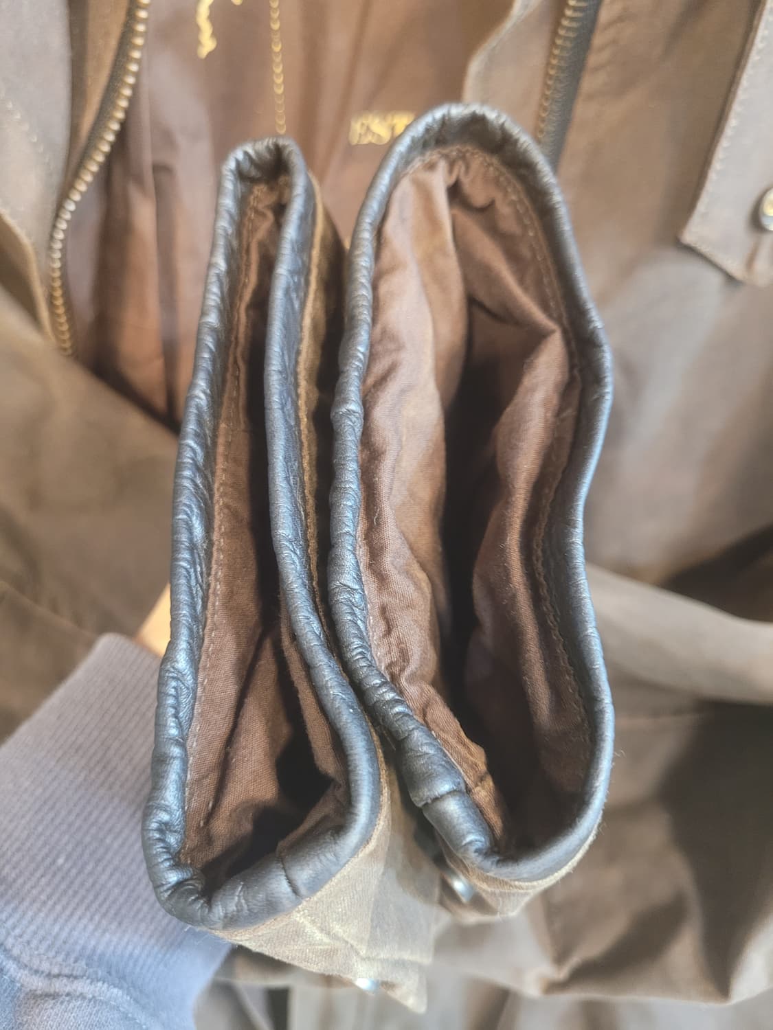 카카두 왁스 자켓 브라운 105 상품이미지8