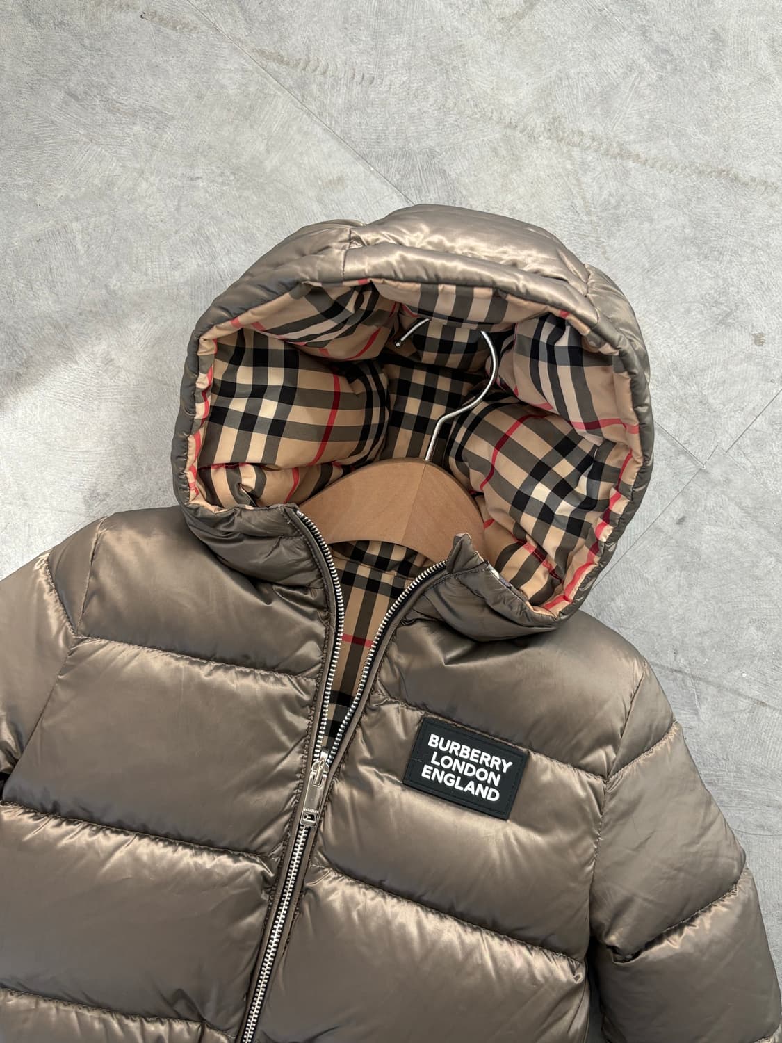 Burberry 버버리 키즈 리버서블 다운 패딩 자켓 상품이미지2