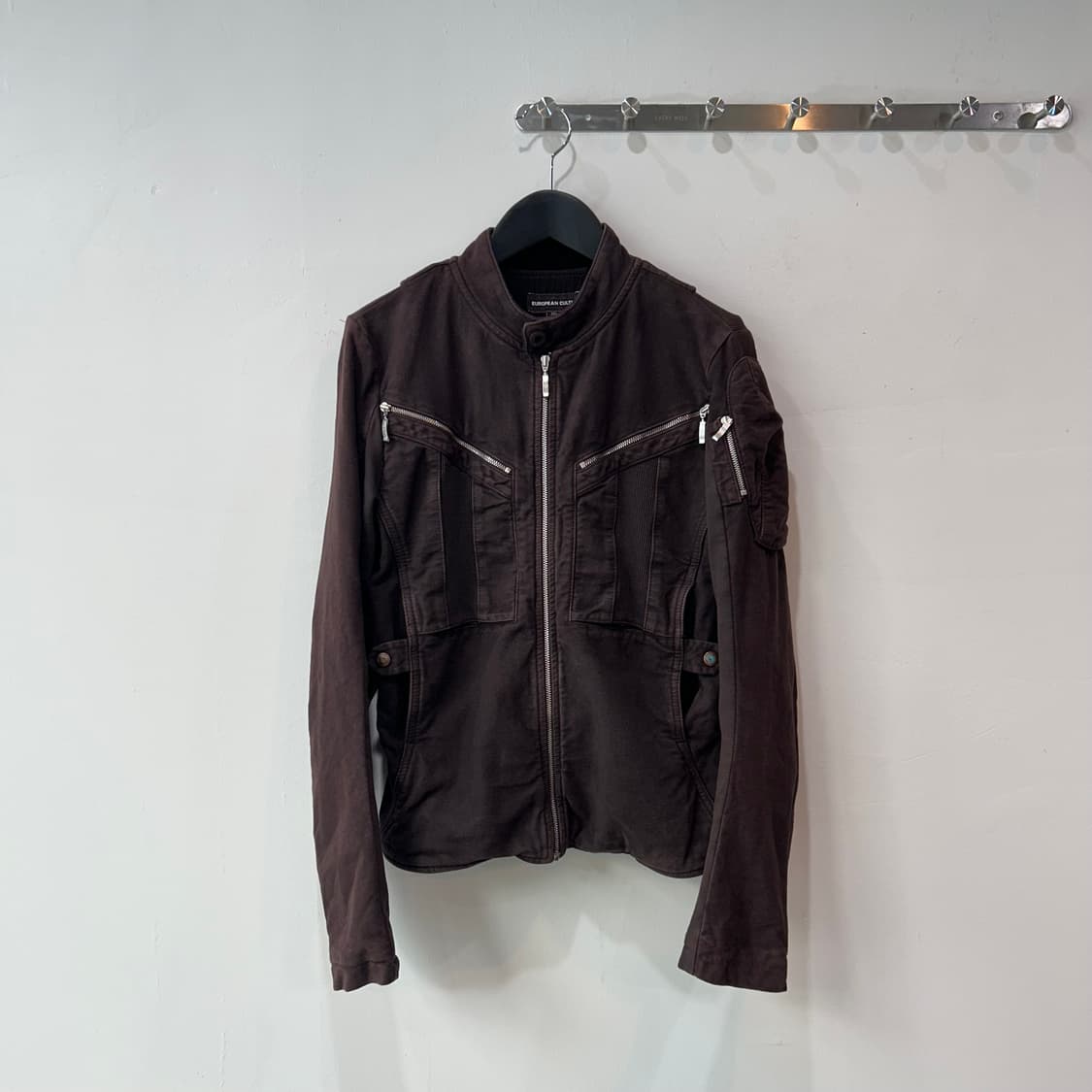 지퍼디테일 바이커 자켓 상품이미지1