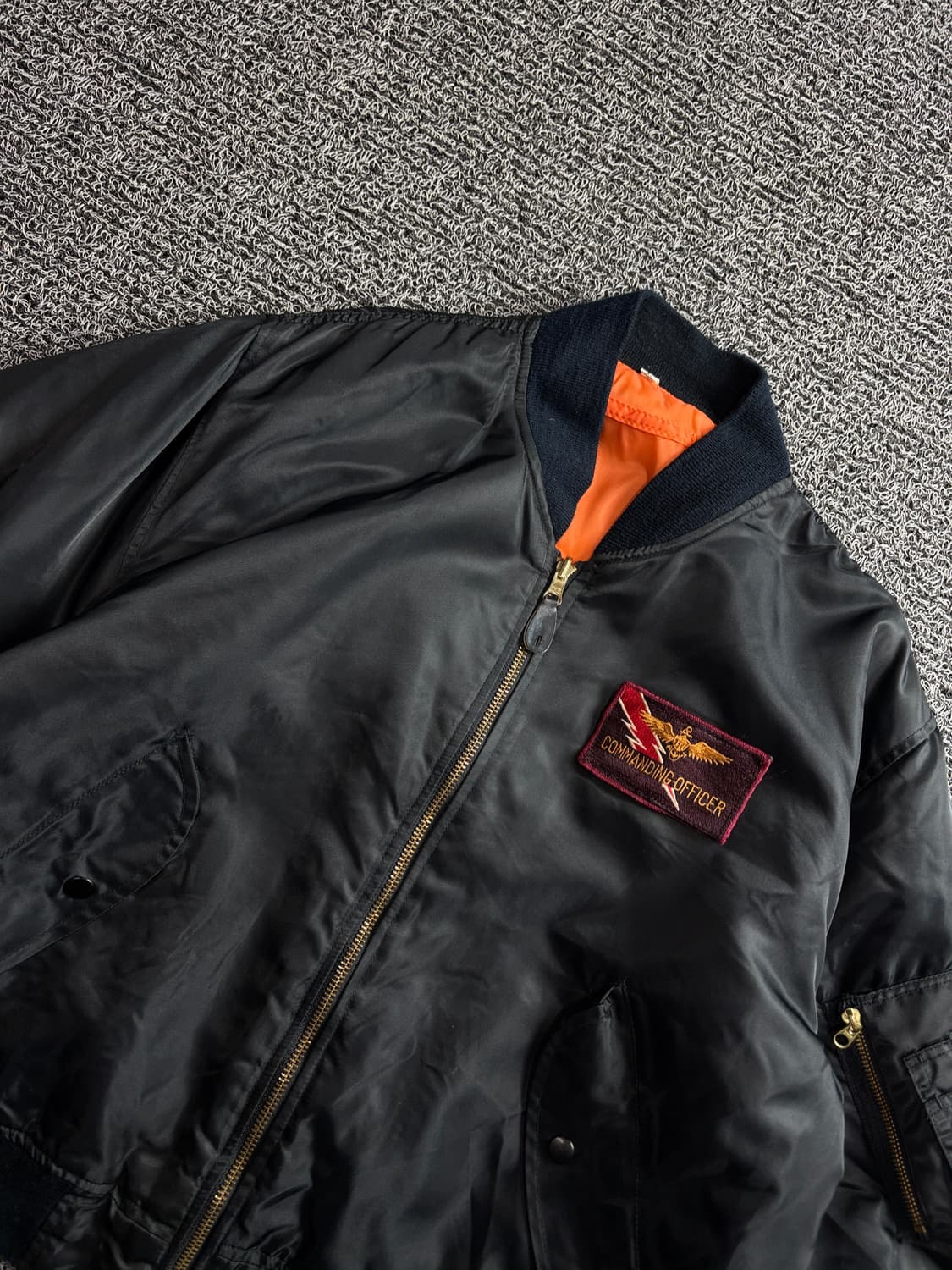 90s 일본 빈티지 멀티 패치 MA-1 봄버 자켓 3898 상품이미지3