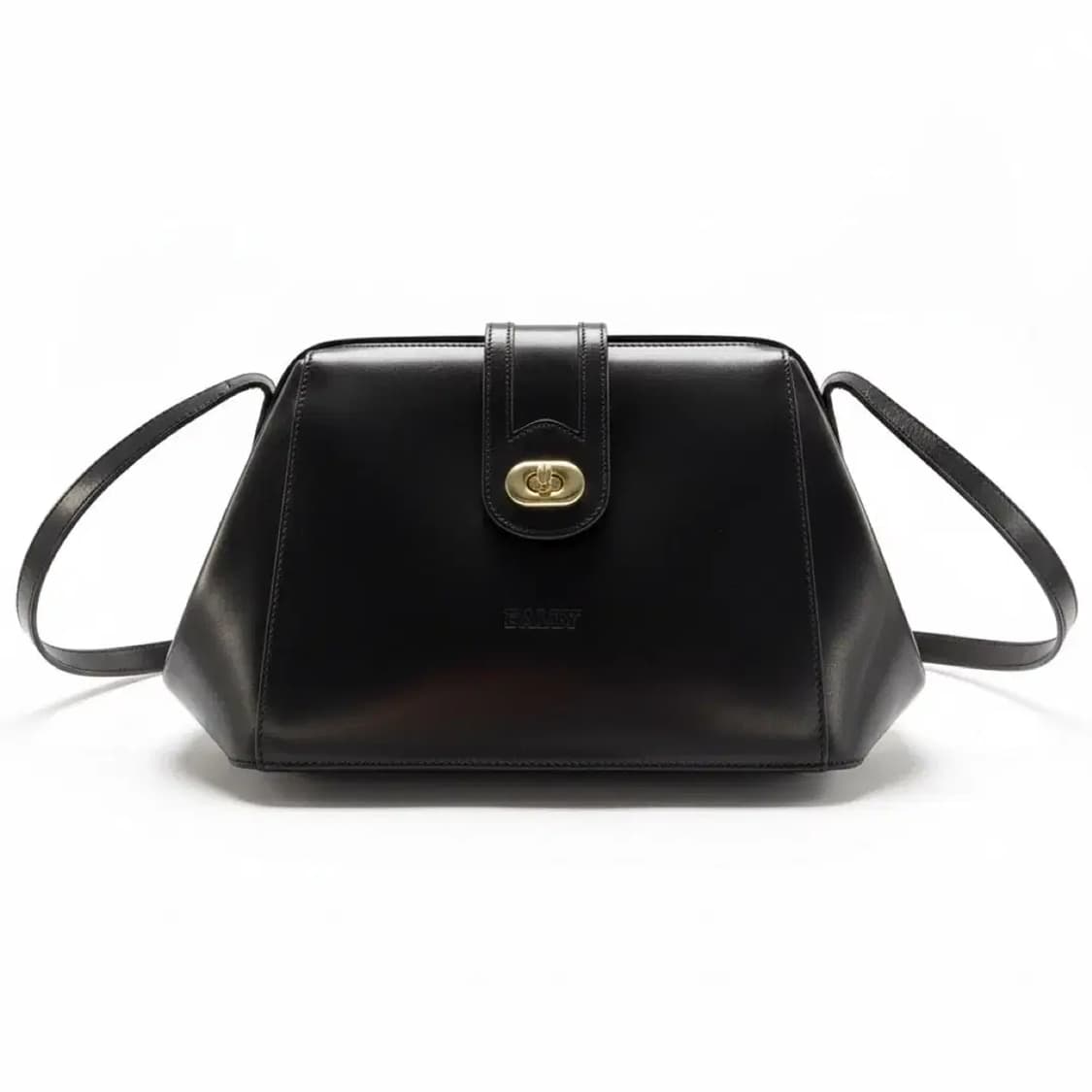 Bally 발리 블랙 레더 크로스백 상품이미지1