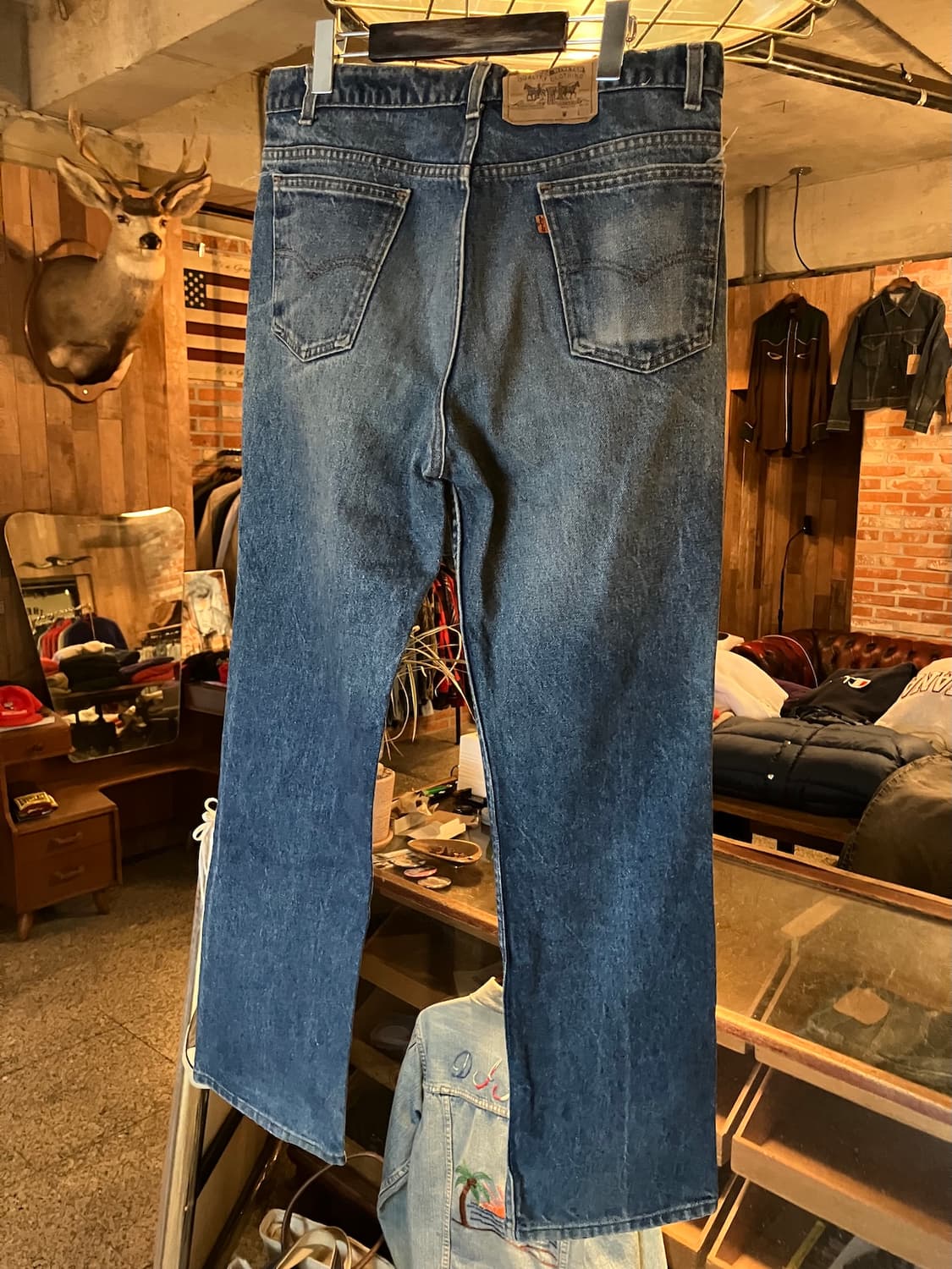 80s USA 빈티지 리바이스 517 부츠컷 데님 팬츠 상품이미지5