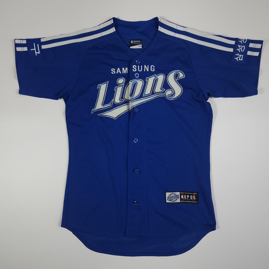 네포스 삼성라이온즈 야구 유니폼 노마킹 상품이미지1