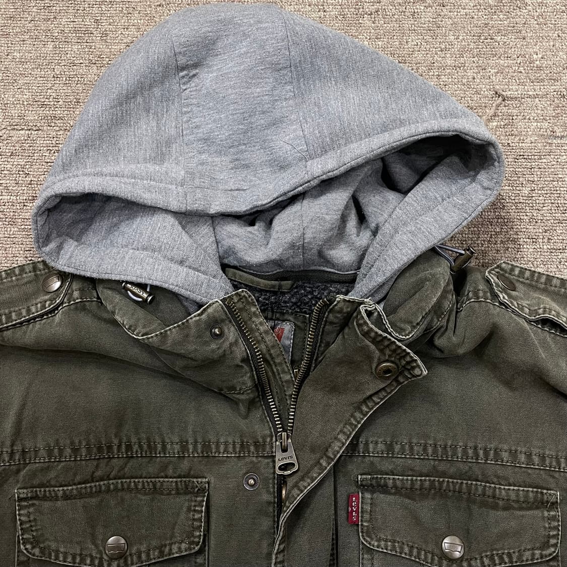 (XL) Levi's 리바이스 쉐르파 후드 자켓 상품이미지6