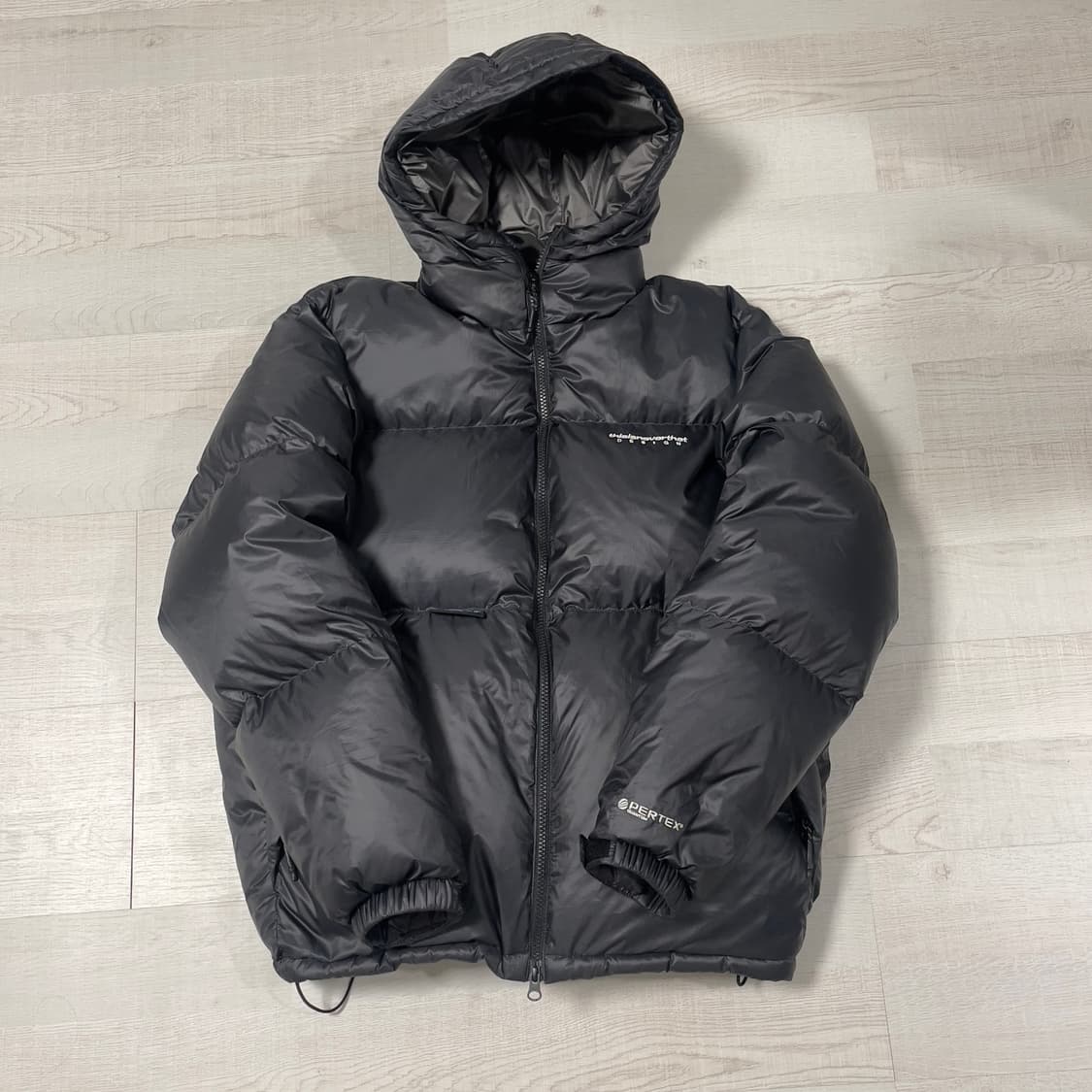 디스이즈네버댓 덕다운 퍼텍스 후드 패딩 블랙 M 상품이미지1
