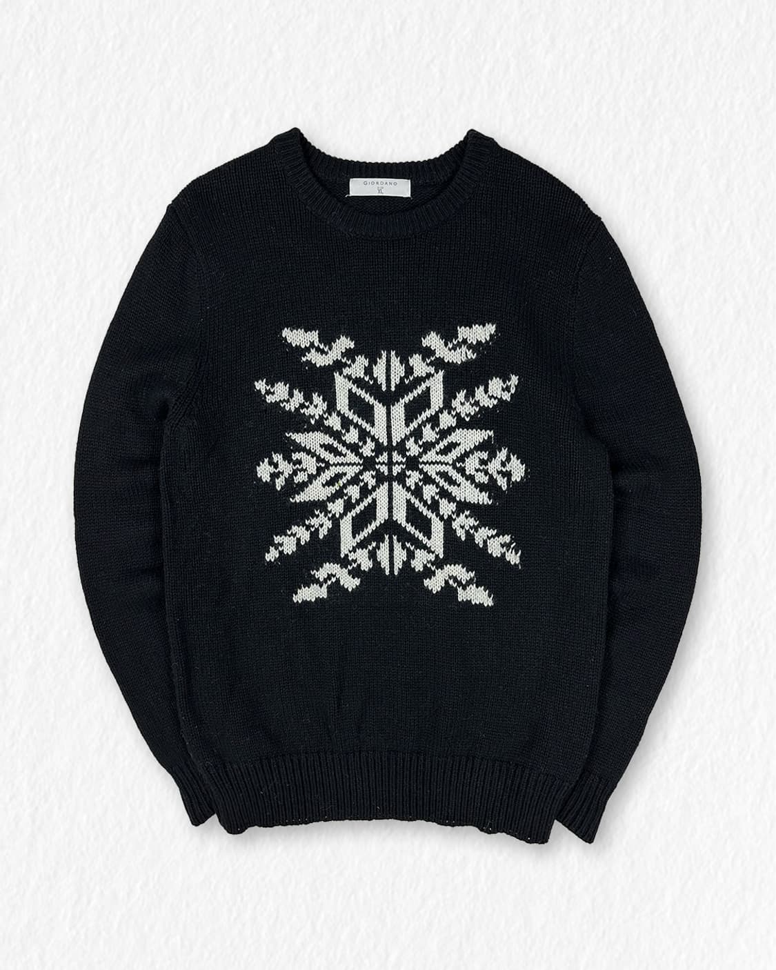 지오다노 눈꽃 니트 스웨터 상품이미지1