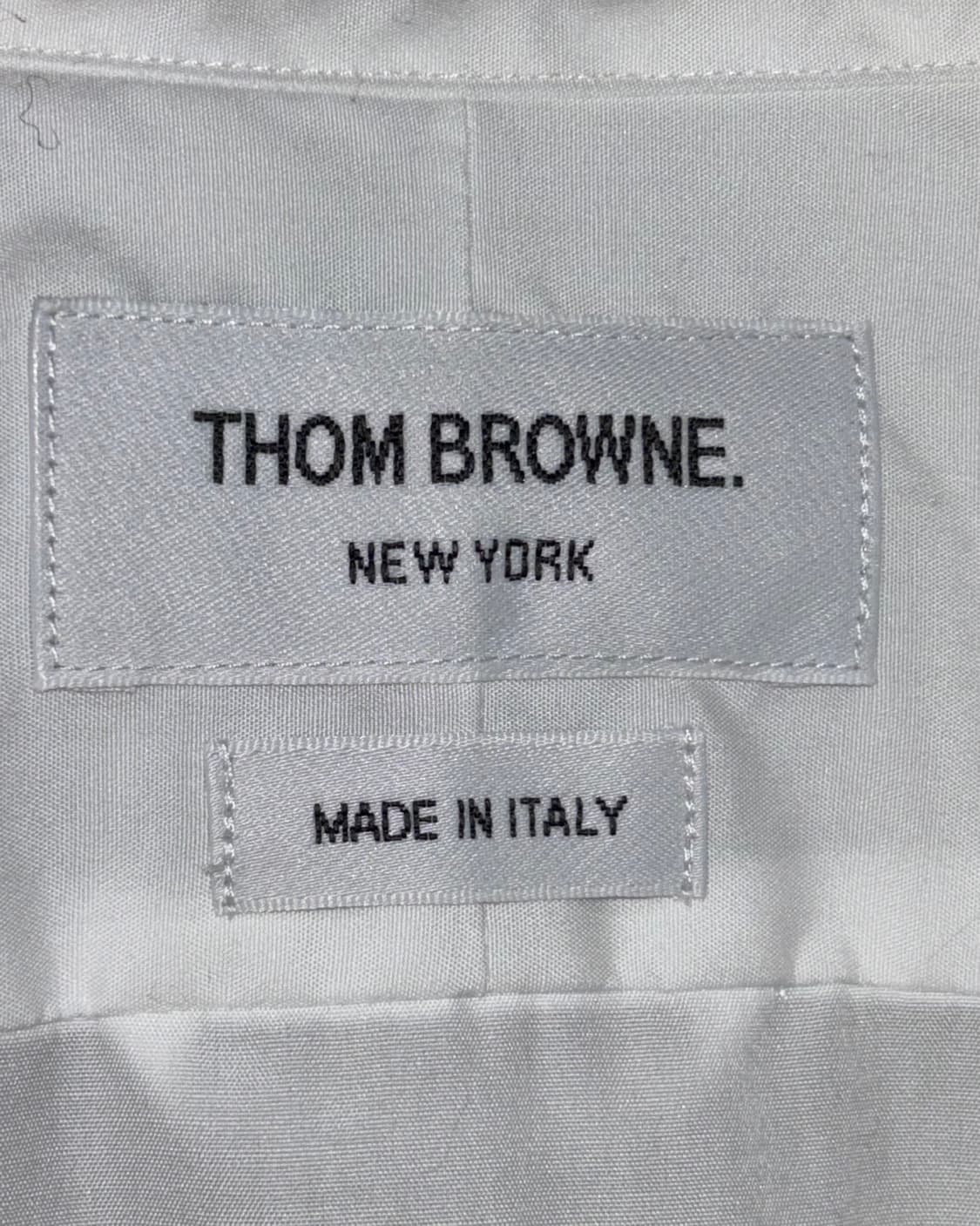 Thom Browne 톰브라운 암밴드 클래식 포플린 화이트 셔츠 상품이미지5