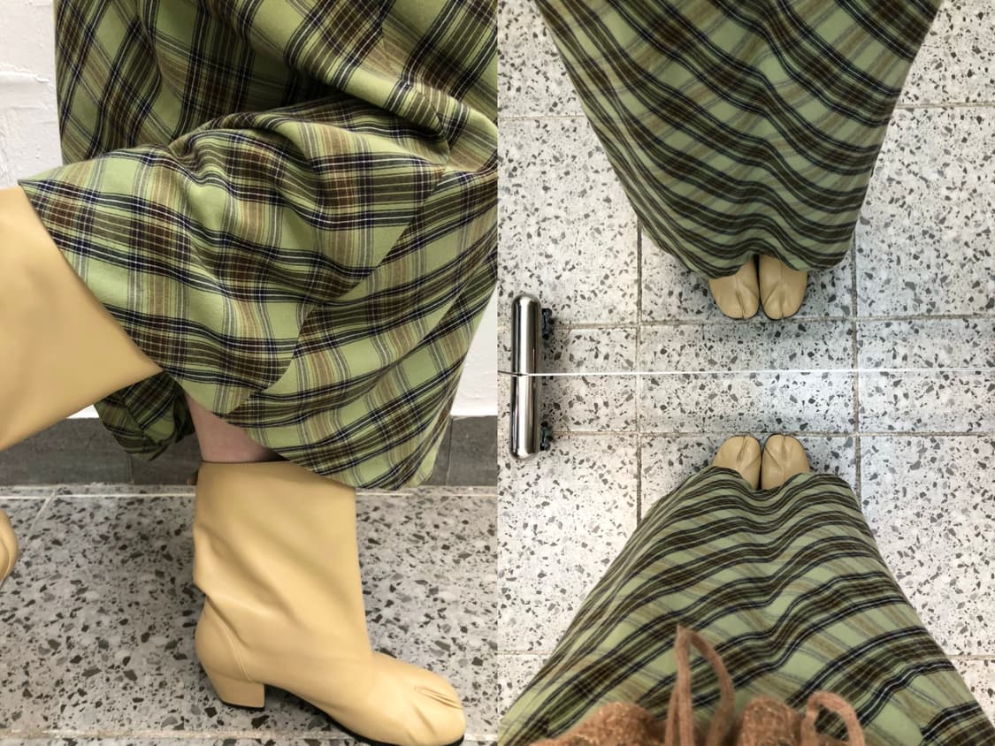 Forest check pattern skirt 상품이미지1