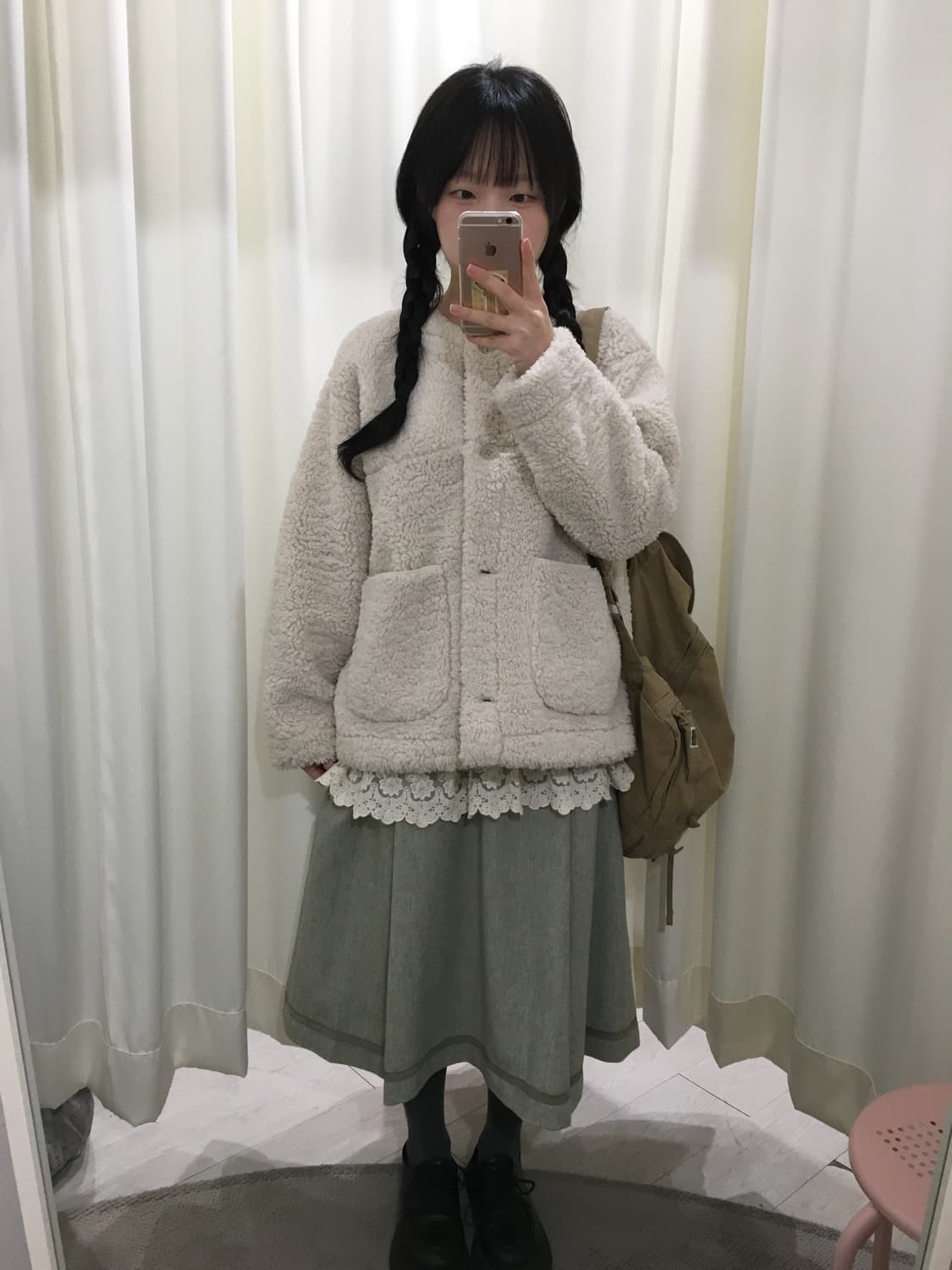 양털 뽀글이 자켓 상품이미지1