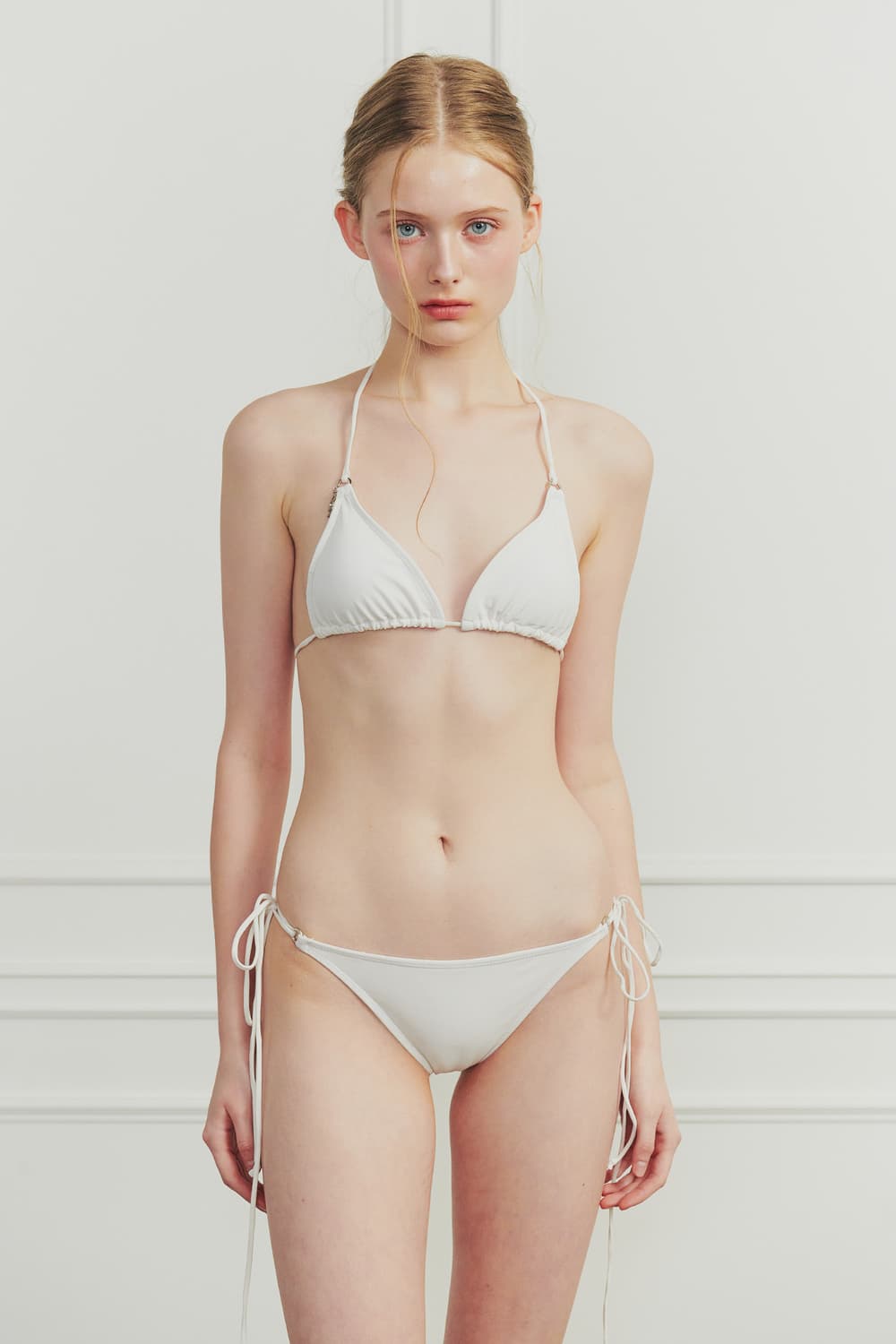 (새상품) 패인오어플레져 TINA STRING BIKINI 화이트 판매 상품이미지2