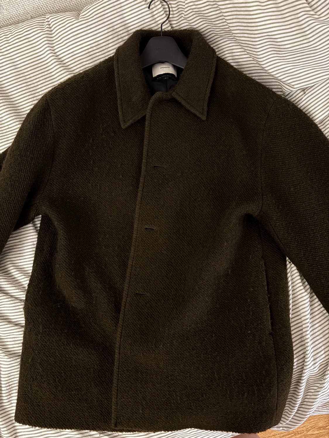 아모멘토 울 하프 싱글코트 상품이미지4