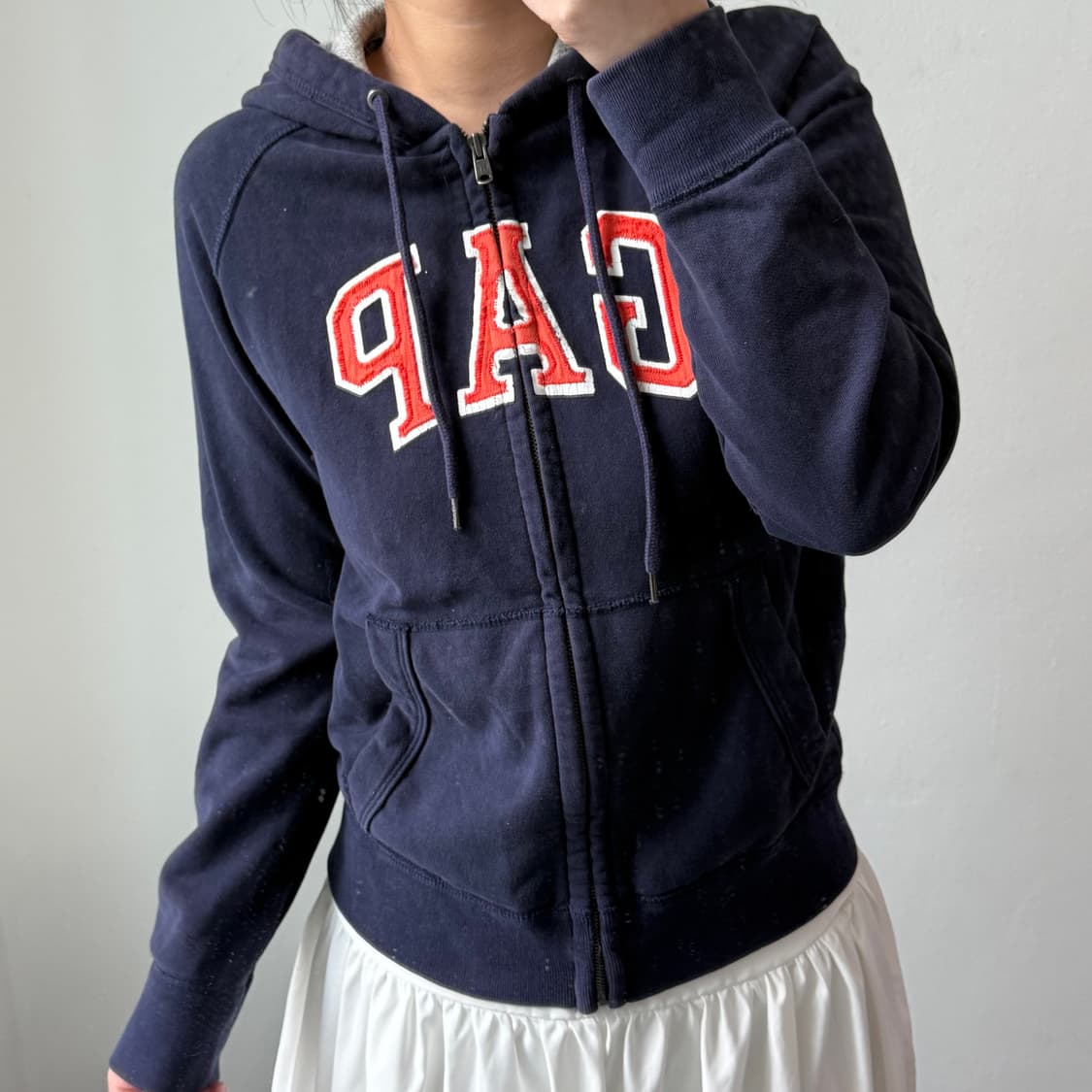 [XS] 갭 네이비 후드집업 상품이미지2