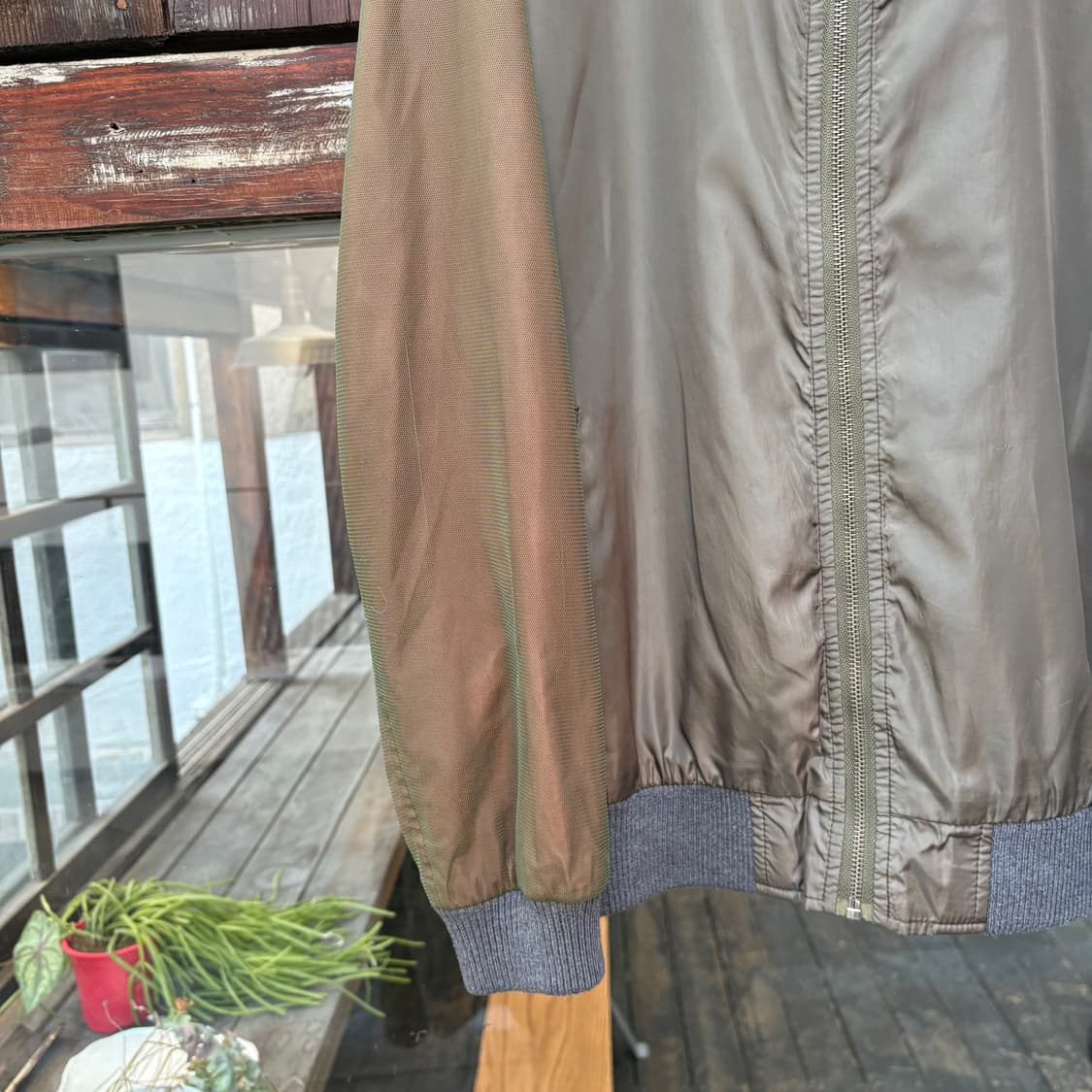 랑방 올리브 & 카모 후드 바람막이 상품이미지7