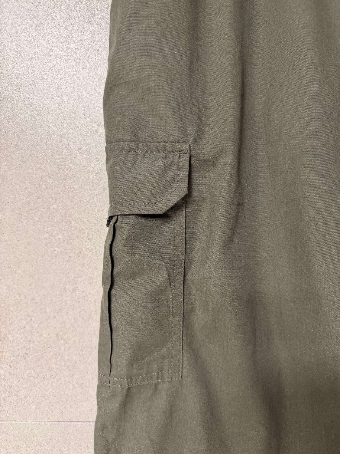 남자 카고 바지 밀리터리 그린 벨트포함 캠핑 등산 봄여름 상품이미지2