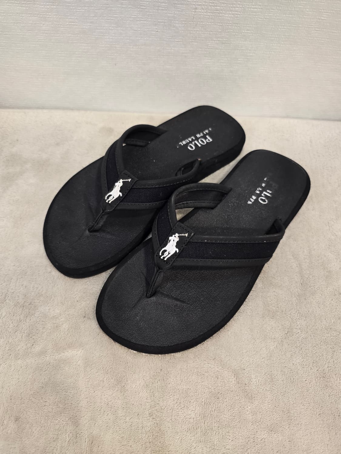 폴로 랄프로렌 남여공용 블랙 쪼리 245~250 상품이미지1