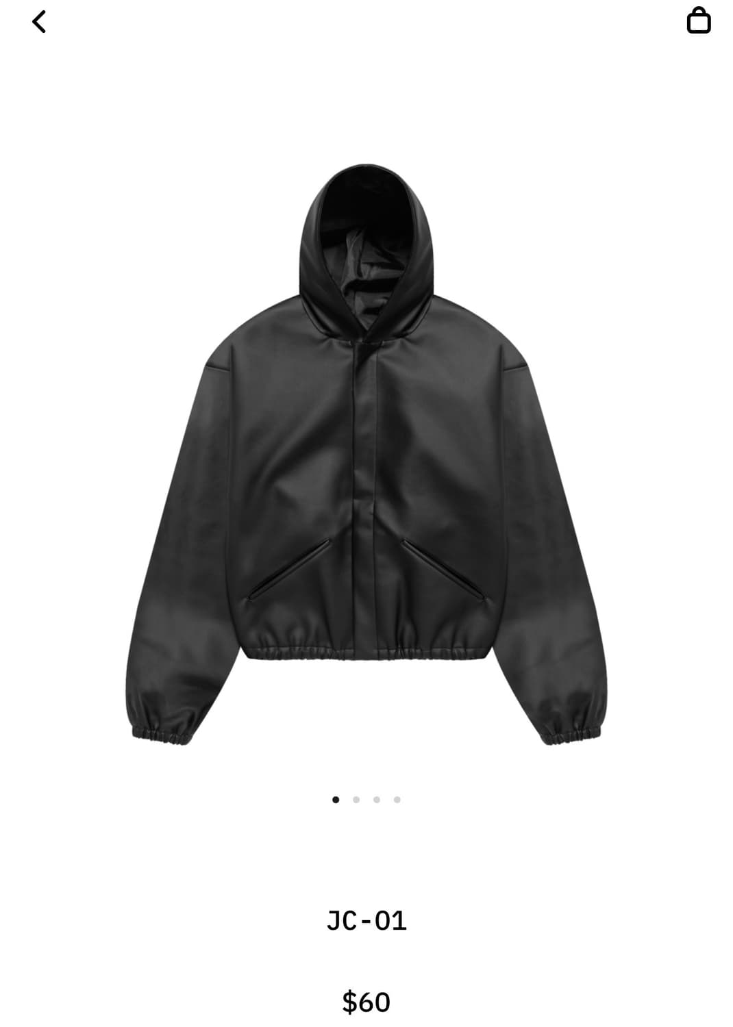 YEEZY JC-01 레더 봄버 판매합니다 칸예 이지시즌 상품이미지1