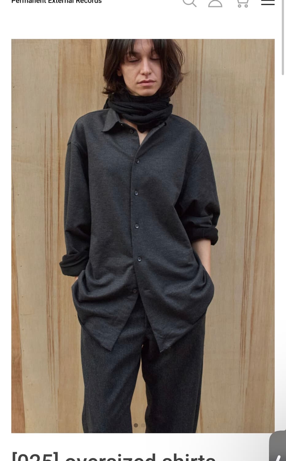 mudule 머듈 오버사이즈 셔츠 2 상품이미지1