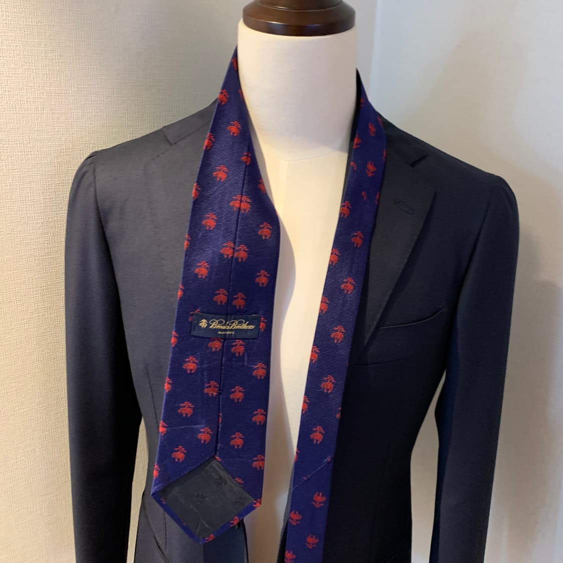 브룩스브라더스 명품넥타이 A+등급 최상급 로고플레이 클래식룩 코디 상품이미지2