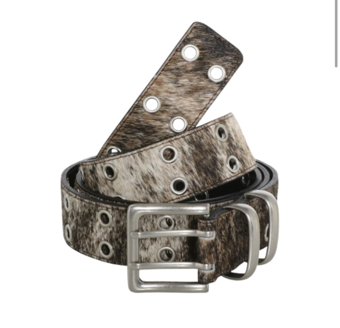 엠제이디 x 카미엔 더블 홀 벨트 오크 브라운 새상품 상품이미지1