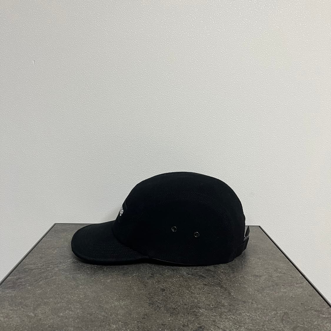 슈프림 와플 블랙 박스로고 캠프캡 모자 상품이미지2