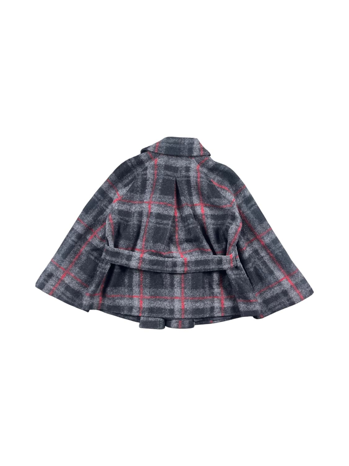 Vintage 체크 패턴 울 혼방 자켓  상품이미지3