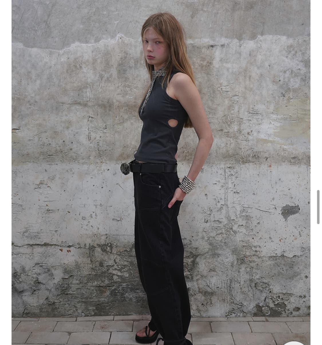 데어드 BRAIDED CUTOUT TOP 상품이미지2