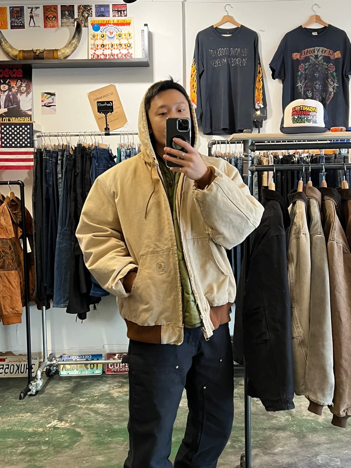 [XL] 칼하트 덕 액티브 자켓 J140 BRN 빈티지 워크자켓 후드집업 상품이미지2