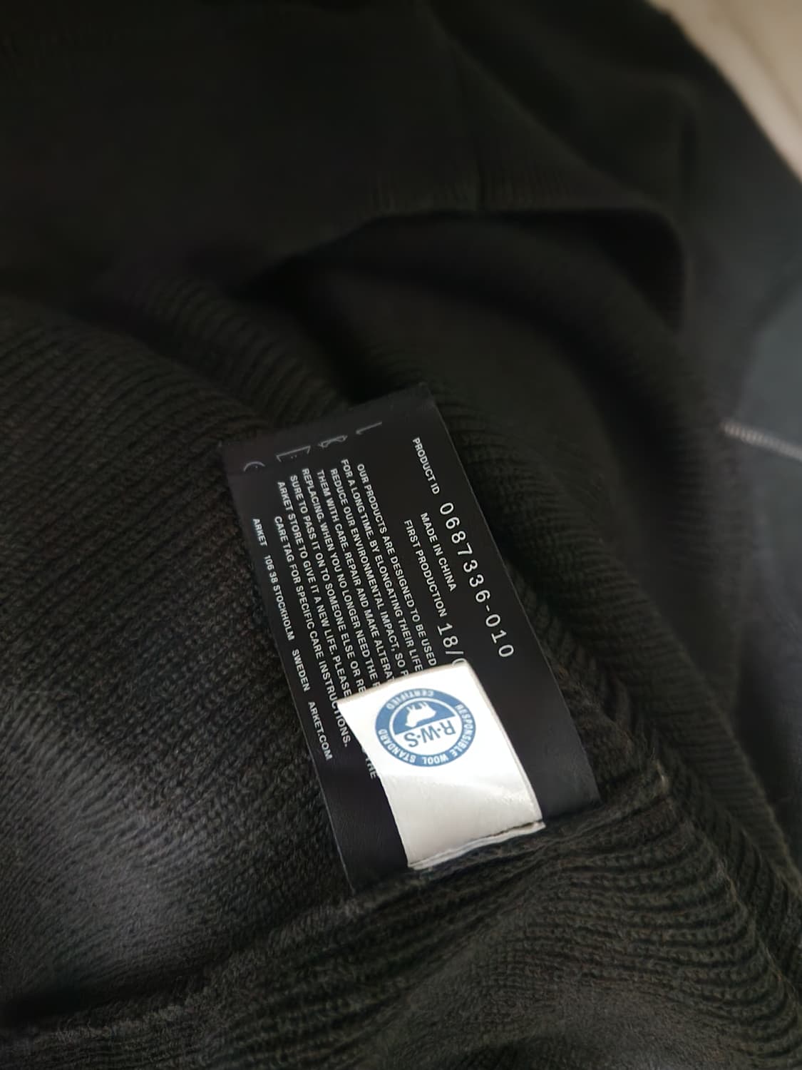 아르켓 반집업 니트 상품이미지2