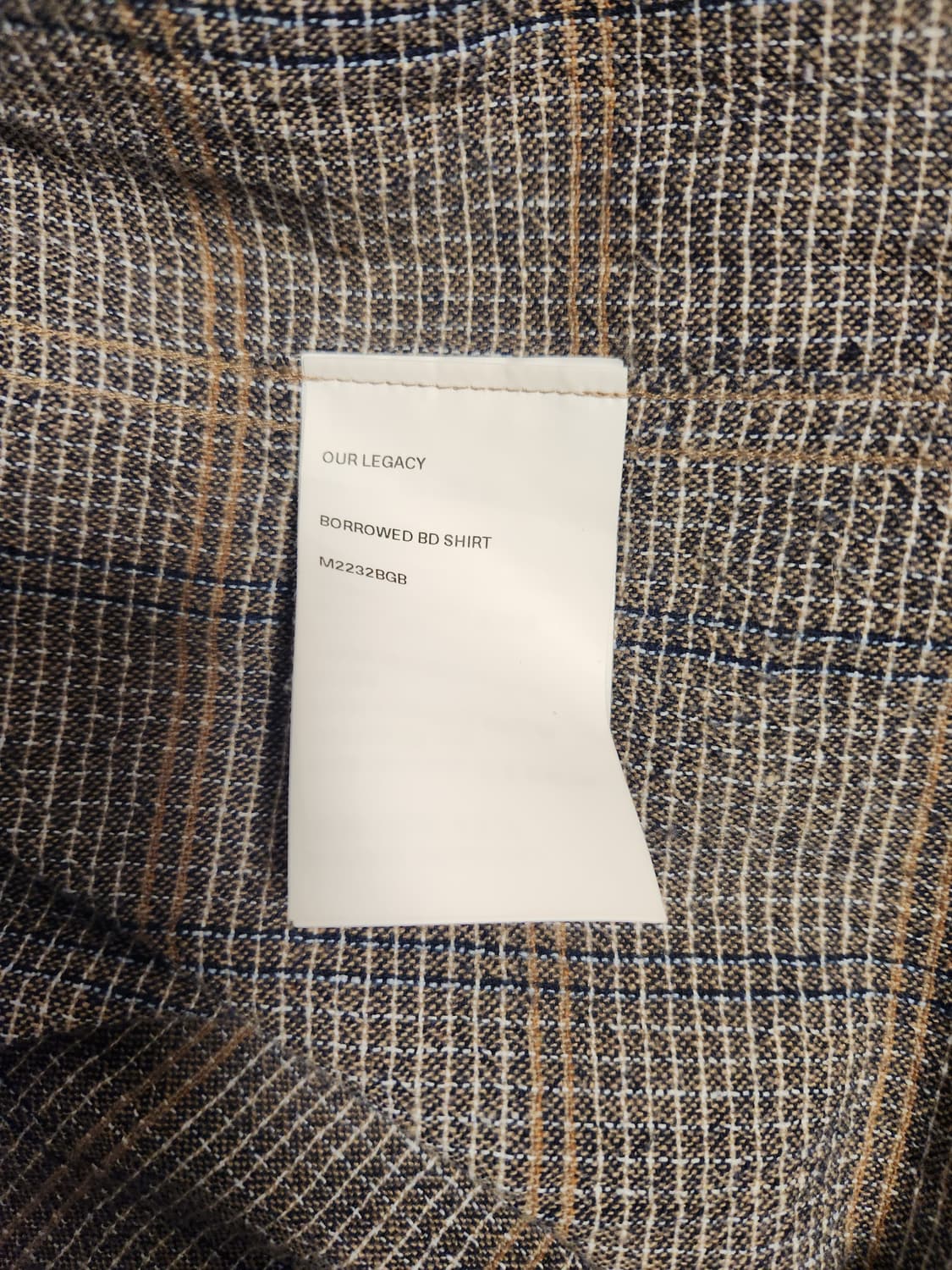 아워레가시 bd셔츠 아날로그 디소넌스 체크46 상품이미지3