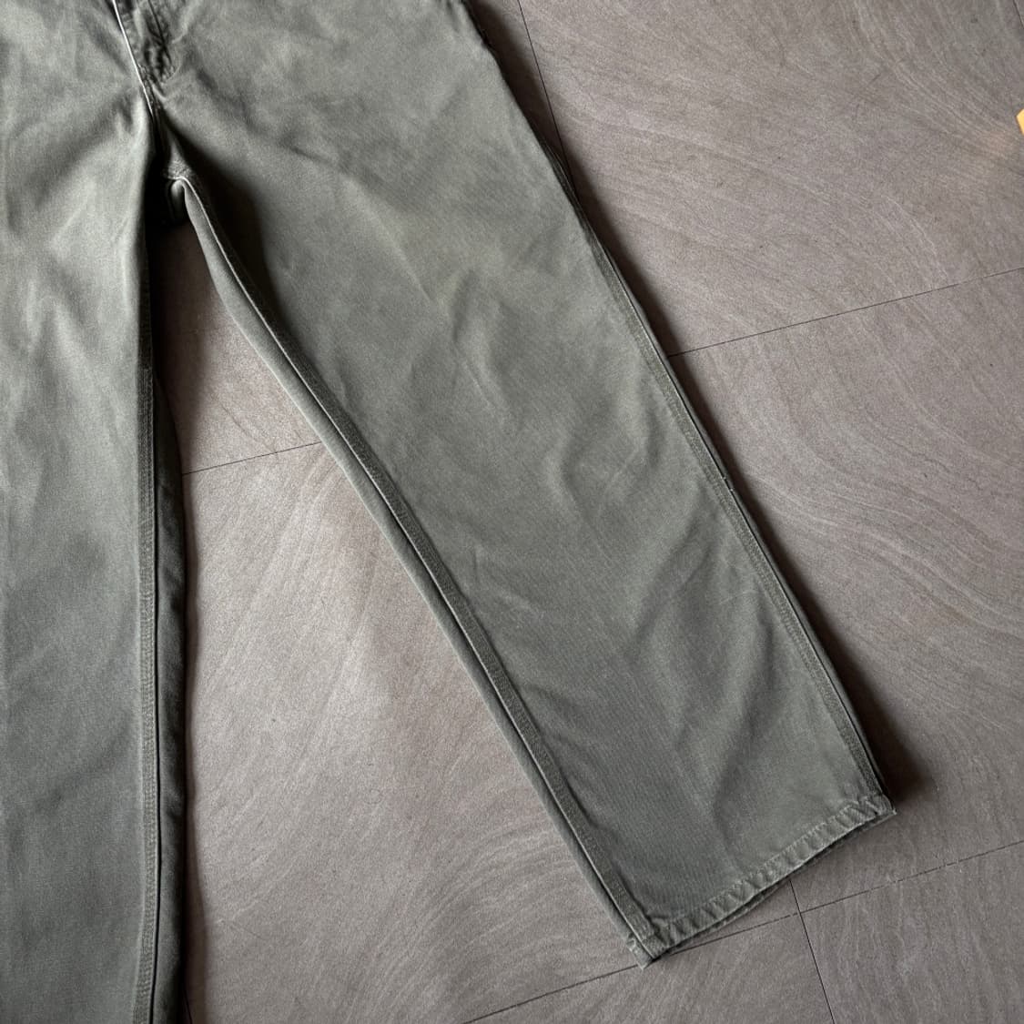 칼하트 정품 오리지널 모스 그린 카펜터 팬츠 상품이미지4