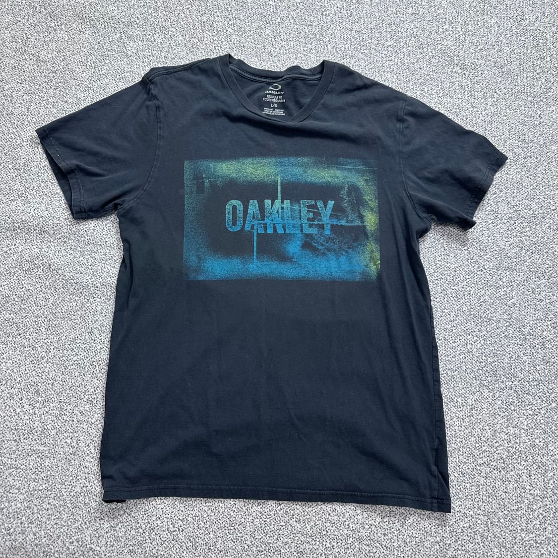 오클리(Oakley) 블랙 반팔 티셔츠 상품이미지1